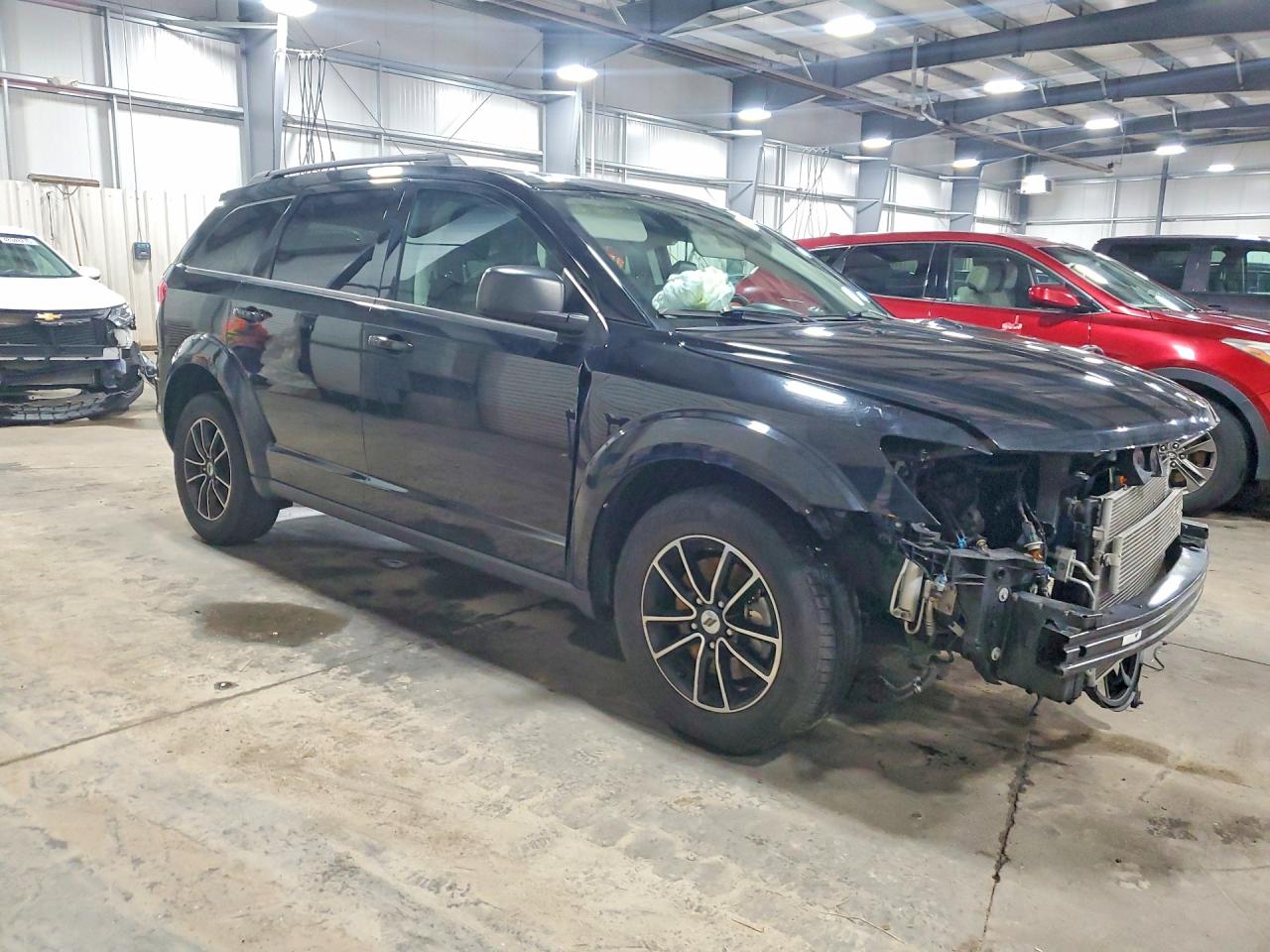 2018 Dodge Journey Se Black vin: 3C4PDCAB3JT507712