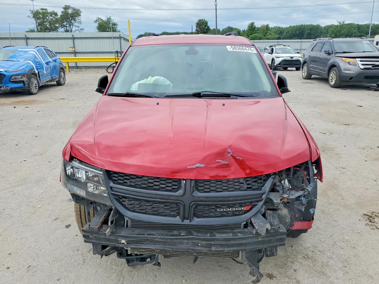 2018 Dodge Journey Se Burgundy vin: 3C4PDCAB3JT510836