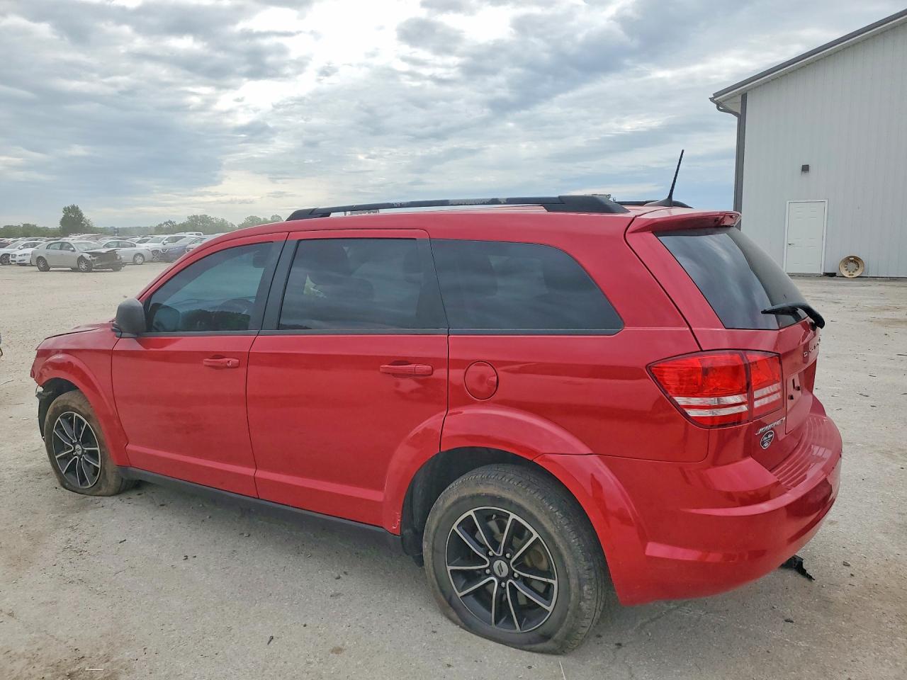 2018 Dodge Journey Se Burgundy vin: 3C4PDCAB3JT510836