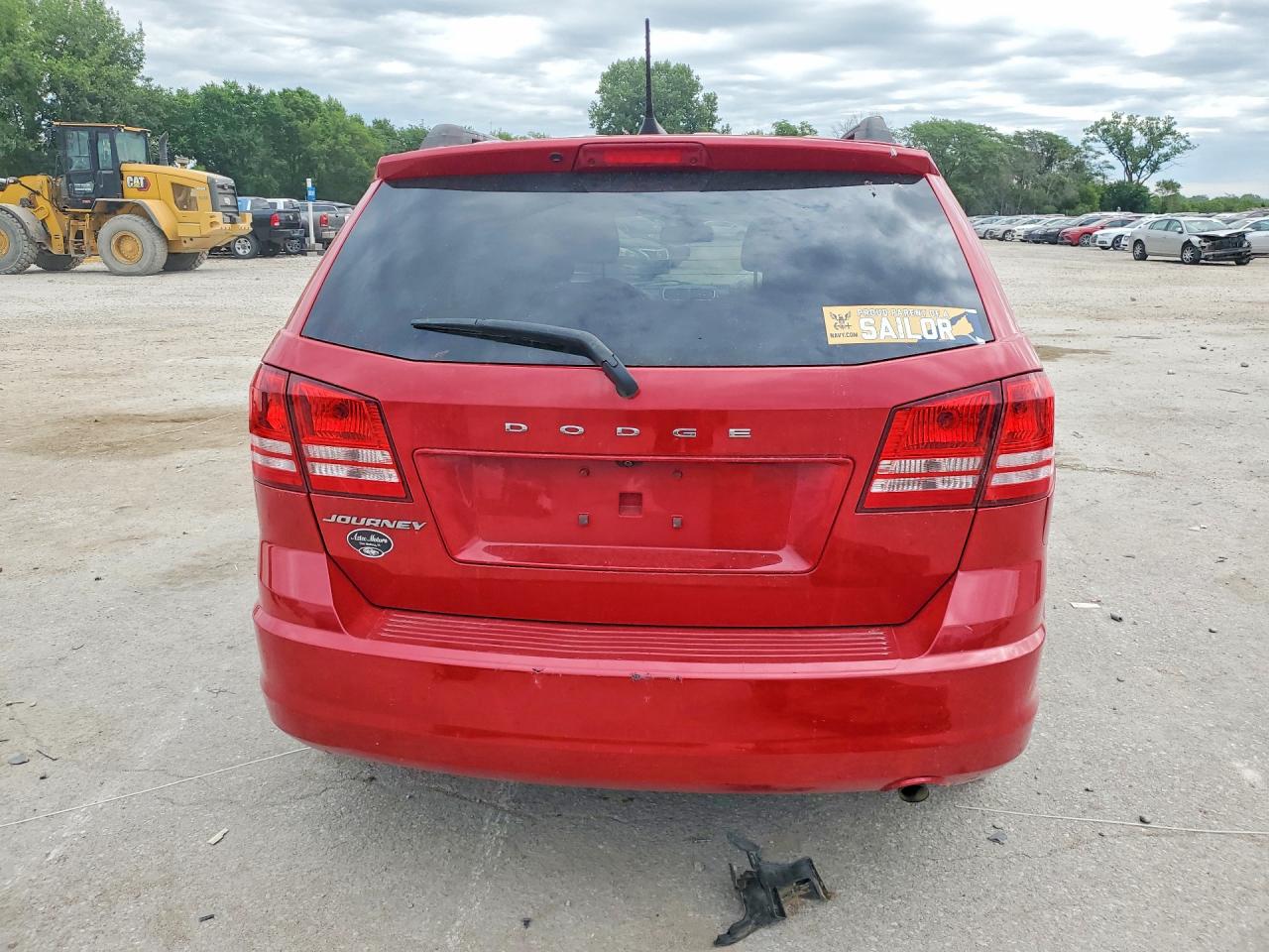 2018 Dodge Journey Se Burgundy vin: 3C4PDCAB3JT510836
