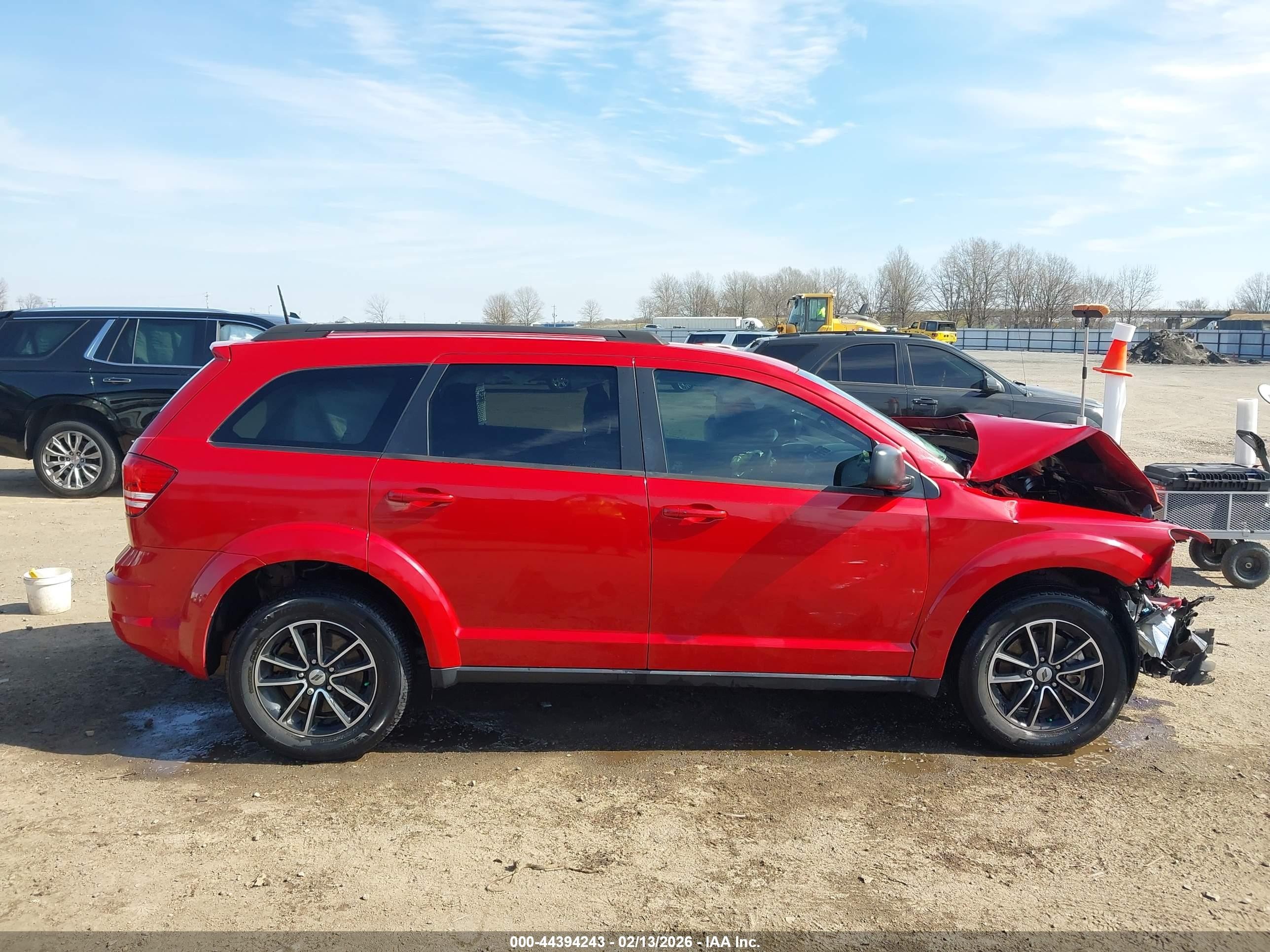 2018 Dodge Journey Se Красный vin: 3C4PDCAB3JT519021