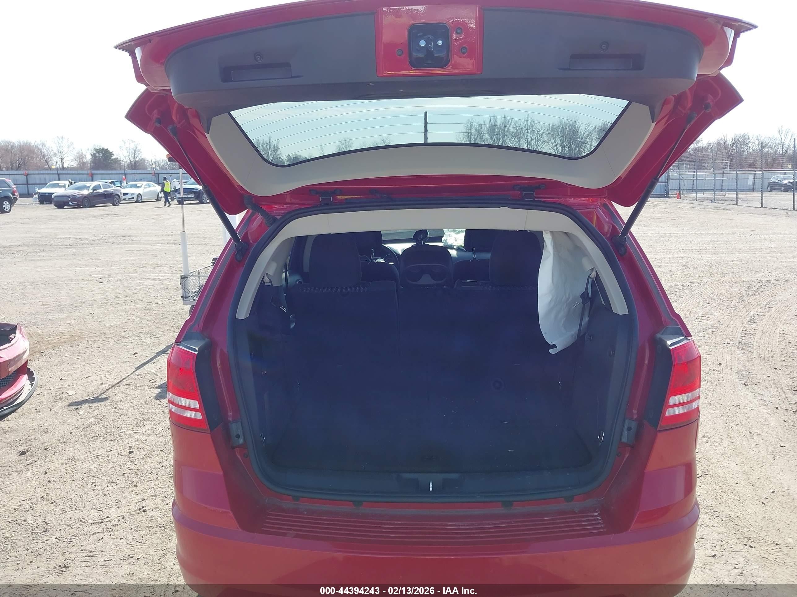 2018 Dodge Journey Se Красный vin: 3C4PDCAB3JT519021