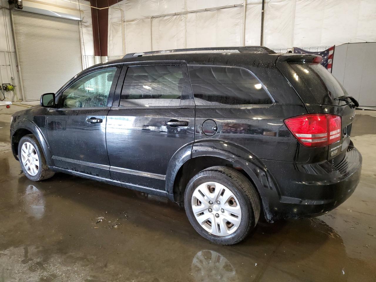 2019 Dodge Journey Se Black vin: 3C4PDCAB3KT751359 Damage: Left Rear Door, Dent(S) W/ Paint Dmg, 5 To 6 Inches