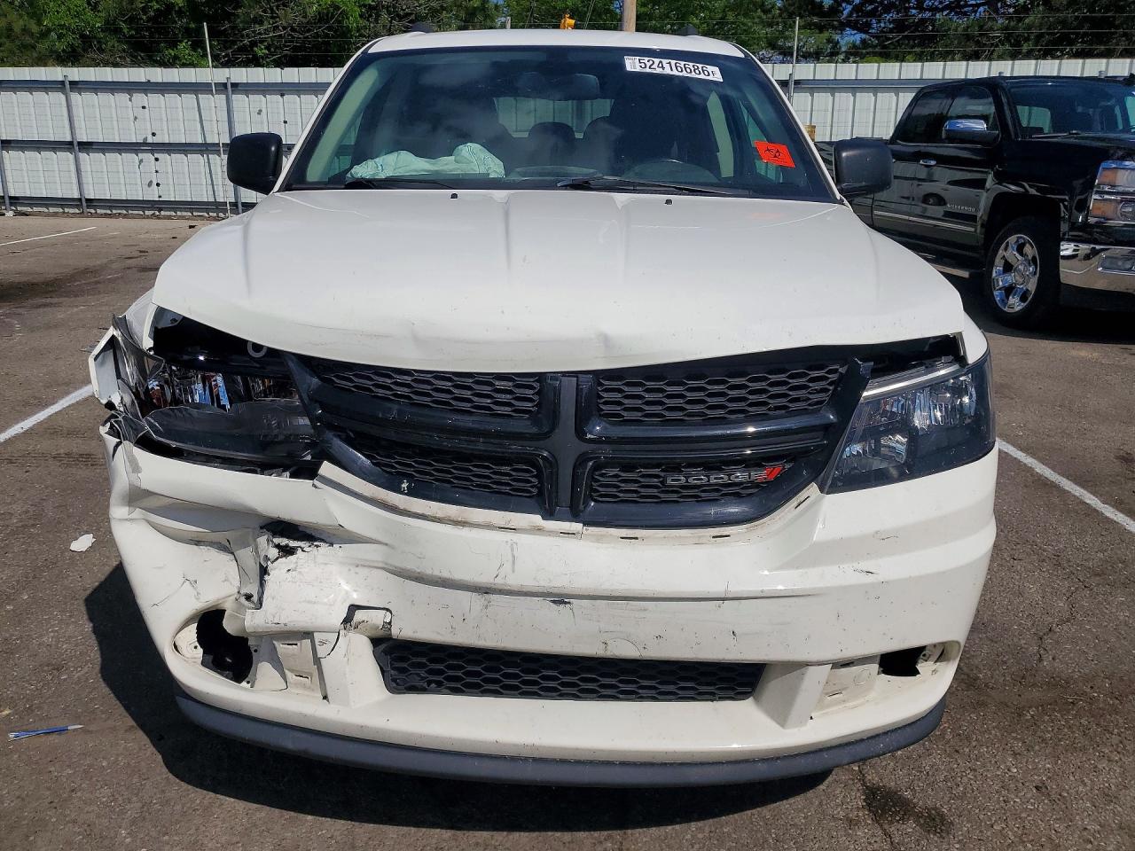 2020 Dodge Journey Se White vin: 3C4PDCAB3LT278581