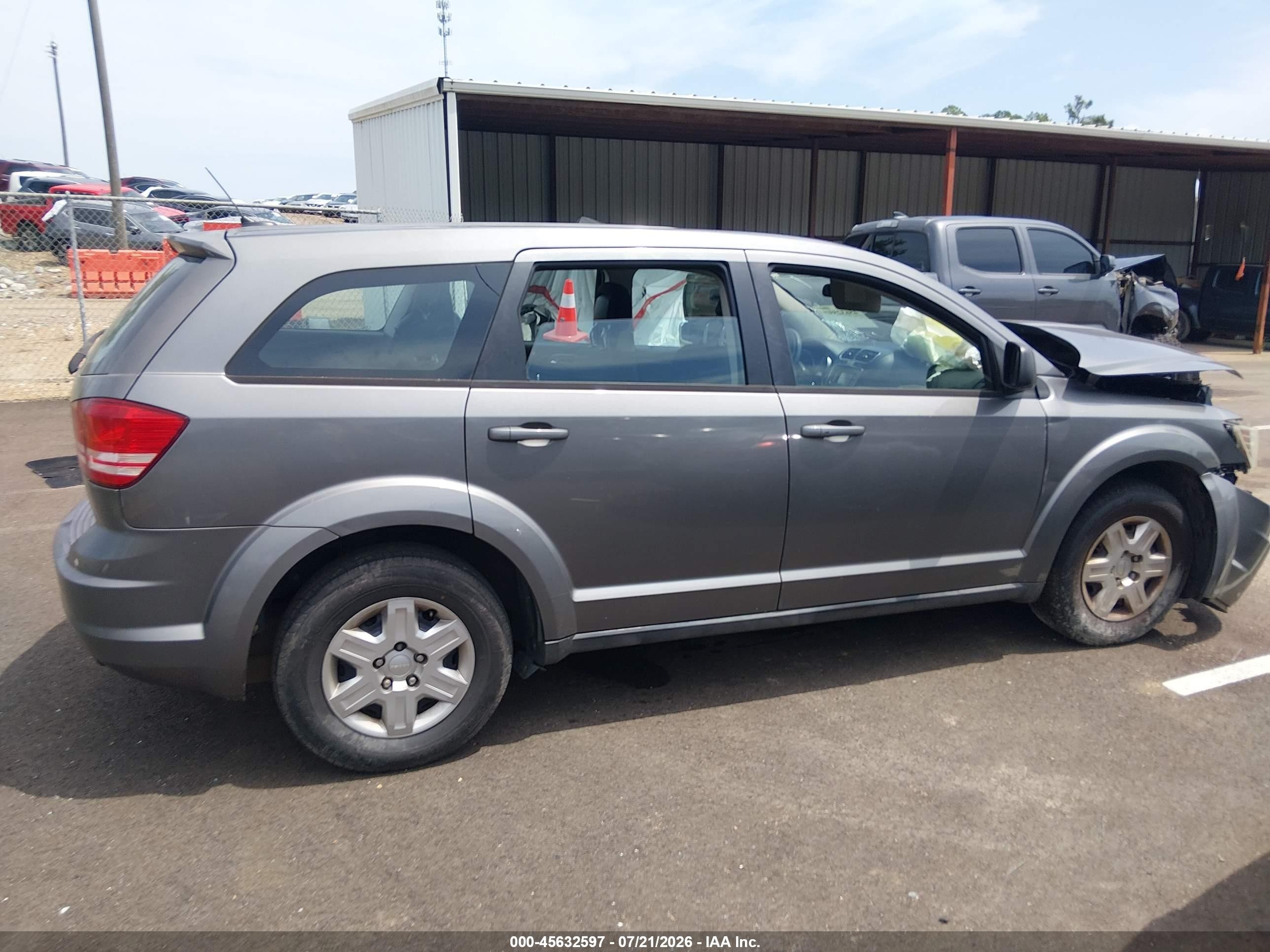 2012 Dodge Journey Se/avp Gray vin: 3C4PDCAB4CT204358
