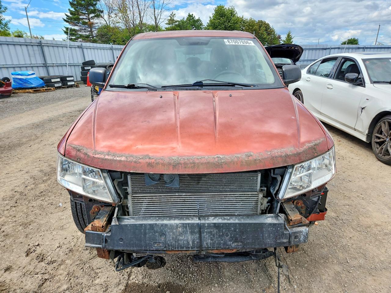 2012 Dodge Journey Se Orange vin: 3C4PDCAB4CT221614