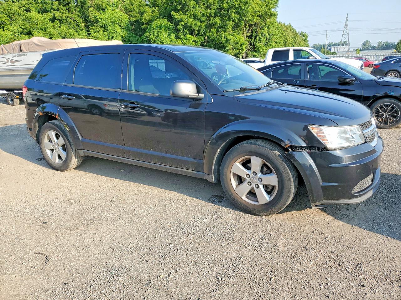 2012 Dodge Journey Se Black vin: 3C4PDCAB4CT241443