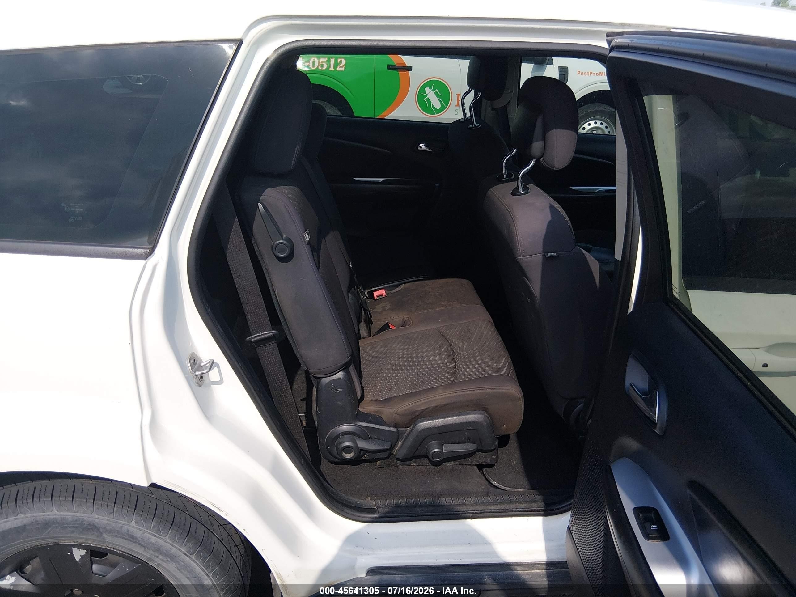 2012 Dodge Journey Se/avp White vin: 3C4PDCAB4CT276130