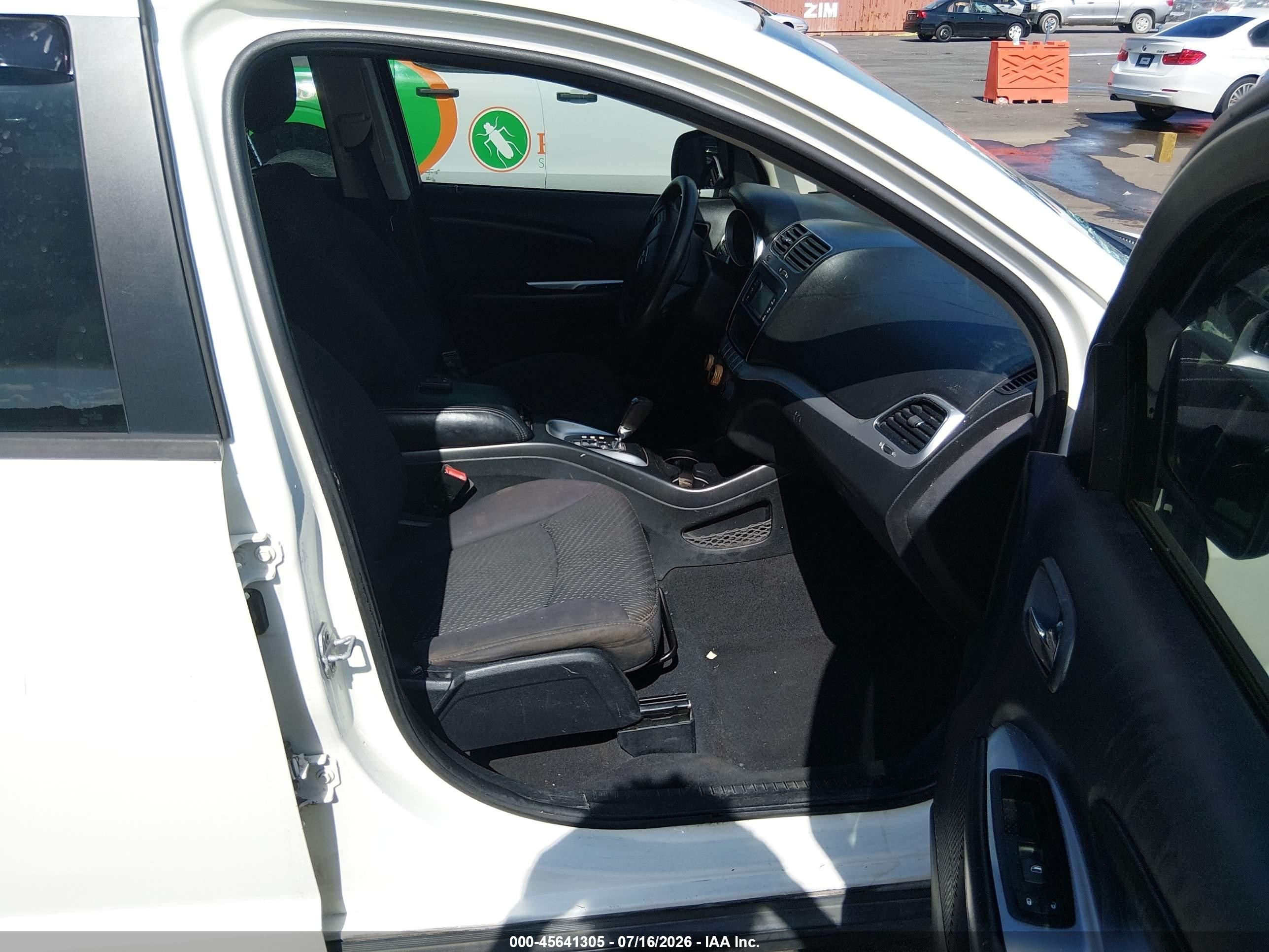 2012 Dodge Journey Se/avp White vin: 3C4PDCAB4CT276130