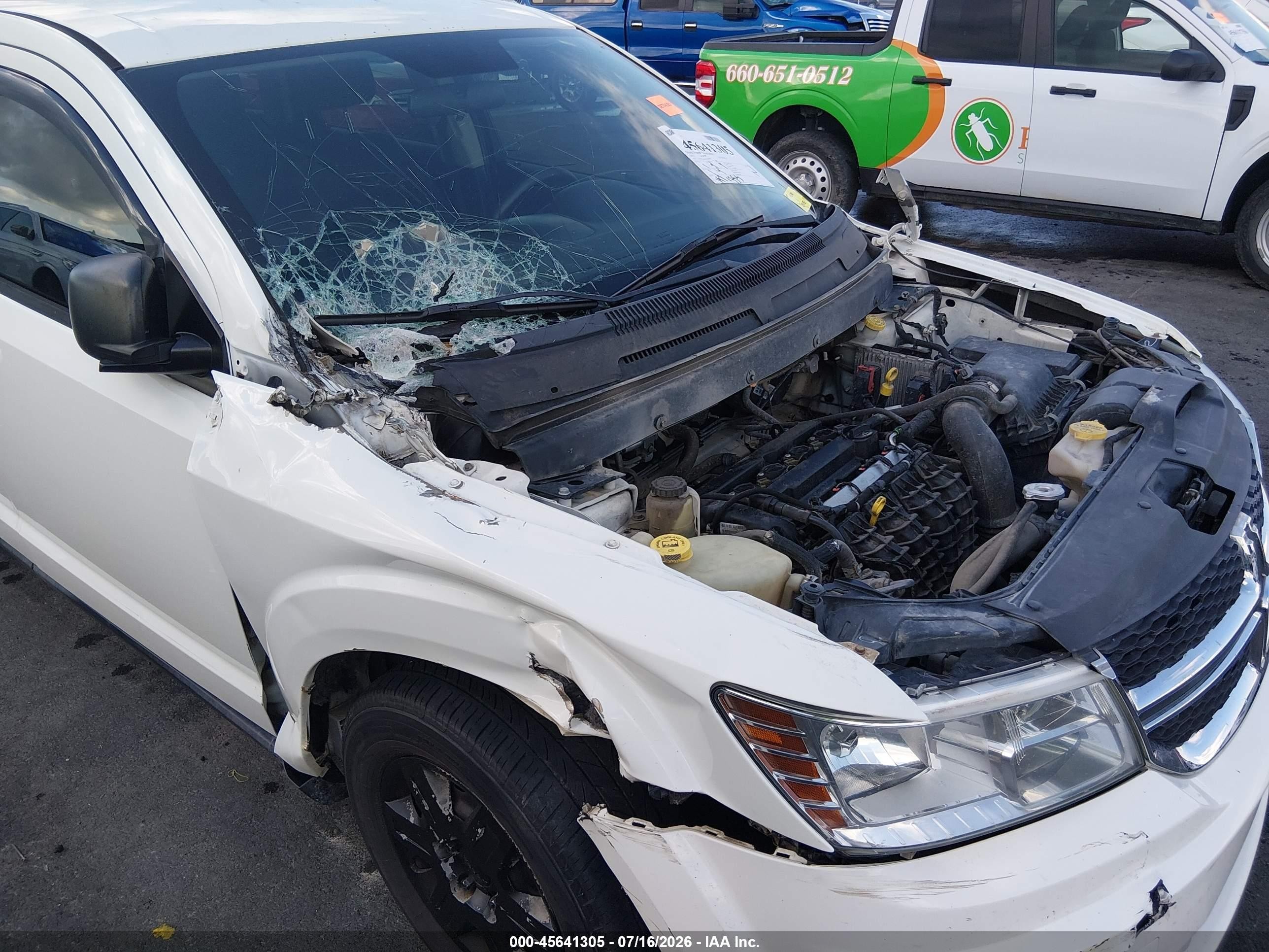 2012 Dodge Journey Se/avp White vin: 3C4PDCAB4CT276130