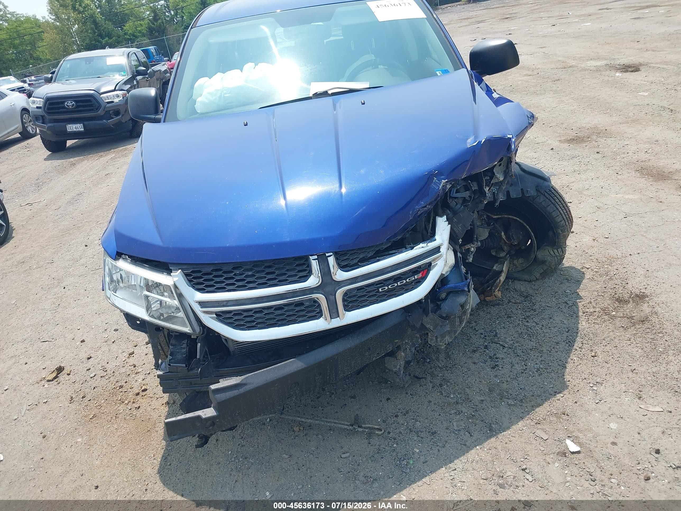 2012 Dodge Journey Se/avp Blue vin: 3C4PDCAB4CT341557