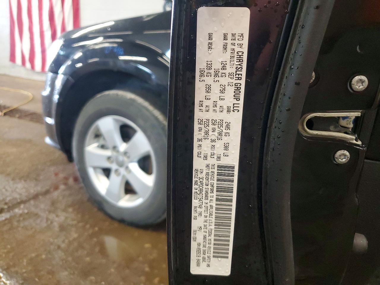 2013 Dodge Journey Se Black vin: 3C4PDCAB4DT547740