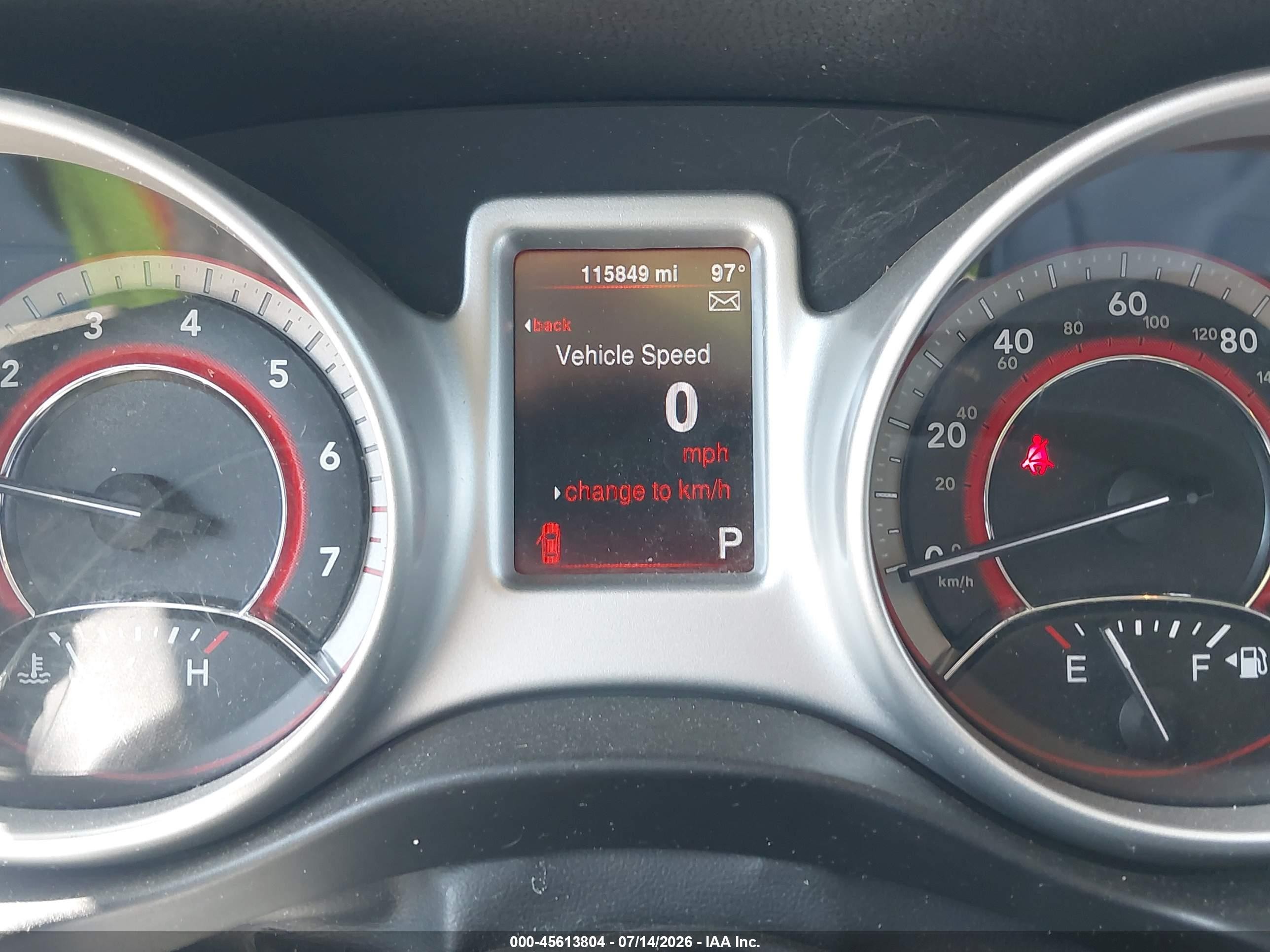 2013 Dodge Journey American Value Pkg Red vin: 3C4PDCAB4DT557345