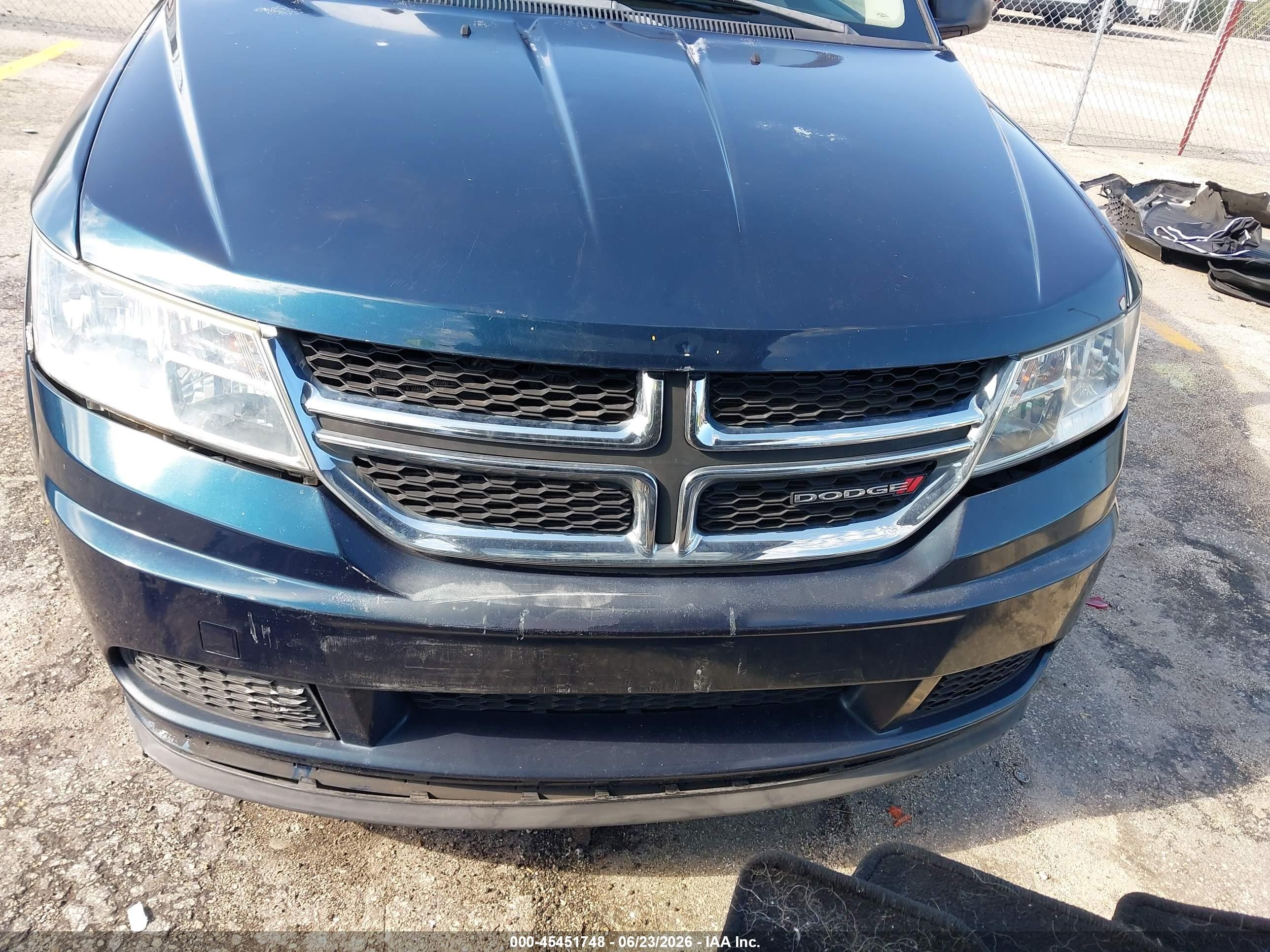 2013 Dodge Journey American Value Pkg Blue vin: 3C4PDCAB4DT630715