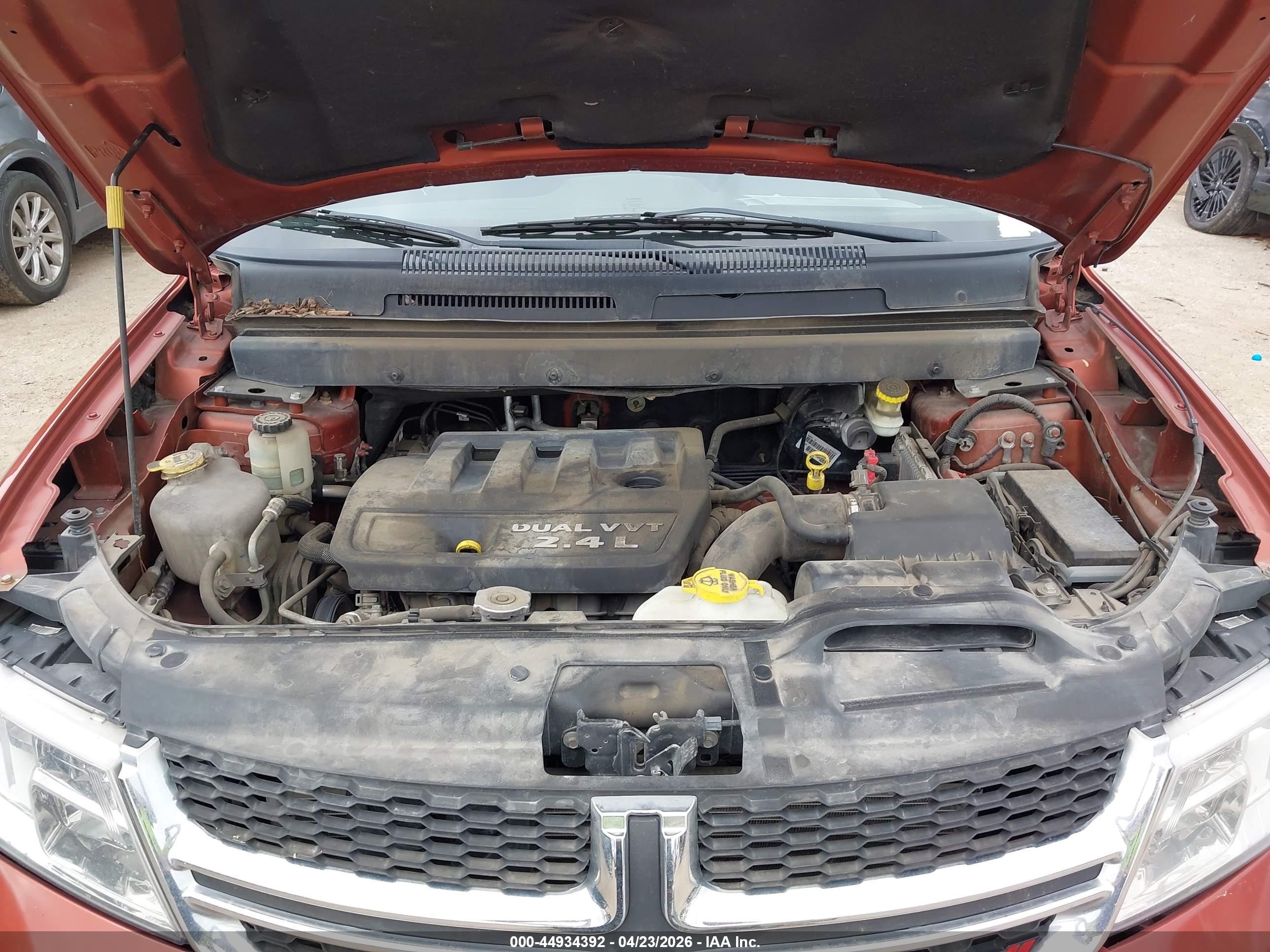 2014 Dodge Journey Se Orange vin: 3C4PDCAB4ET101296