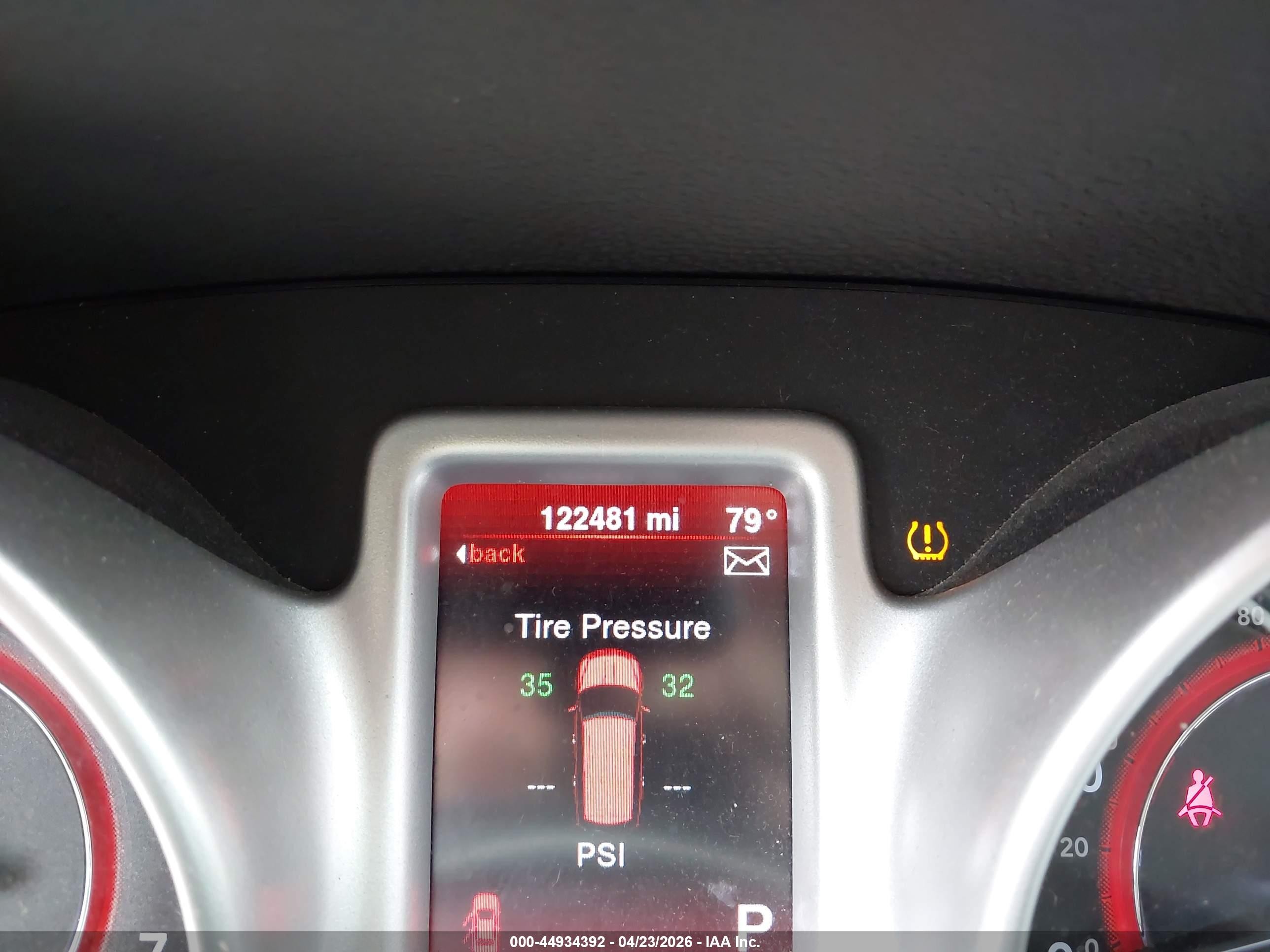 2014 Dodge Journey Se Orange vin: 3C4PDCAB4ET101296