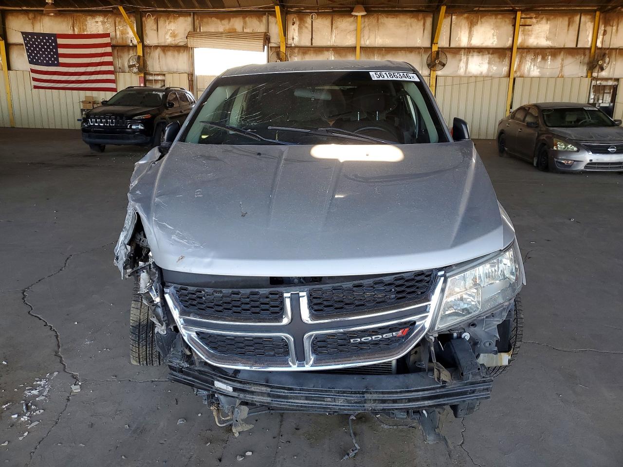 2014 Dodge Journey Se Silver vin: 3C4PDCAB4ET101458
