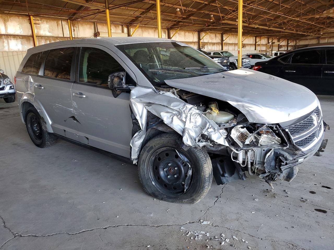 2014 Dodge Journey Se Silver vin: 3C4PDCAB4ET101458