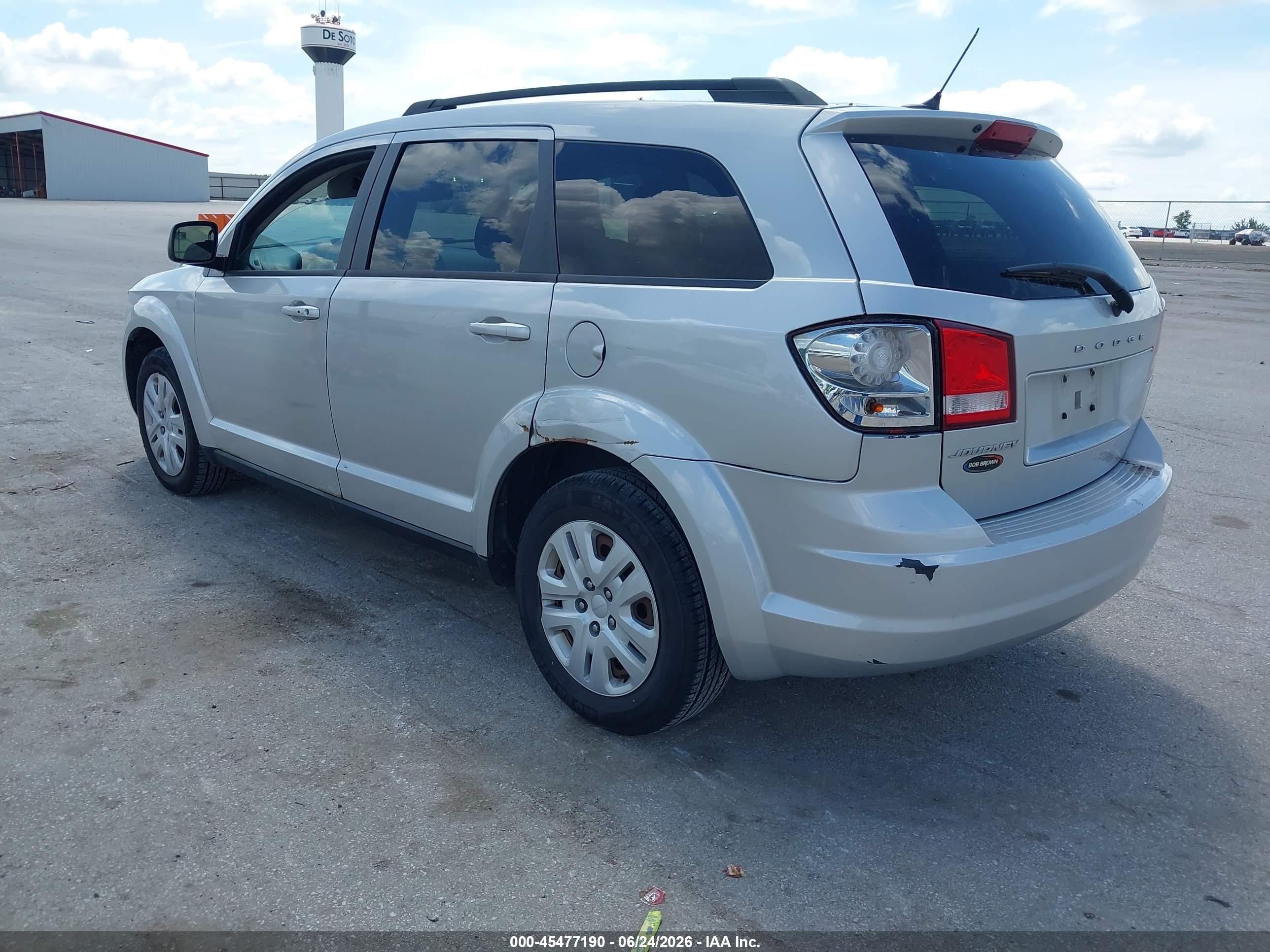 2014 Dodge Journey Se Silver vin: 3C4PDCAB4ET141314