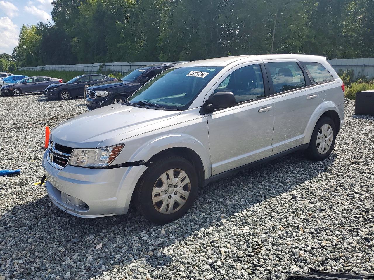 2014 Dodge Journey Se Silver vin: 3C4PDCAB4ET163913