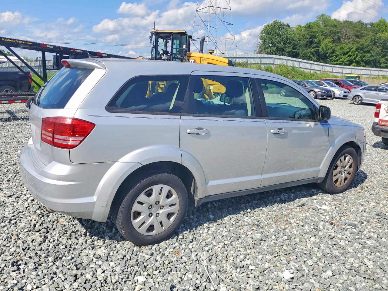 2014 Dodge Journey Se Silver vin: 3C4PDCAB4ET163913