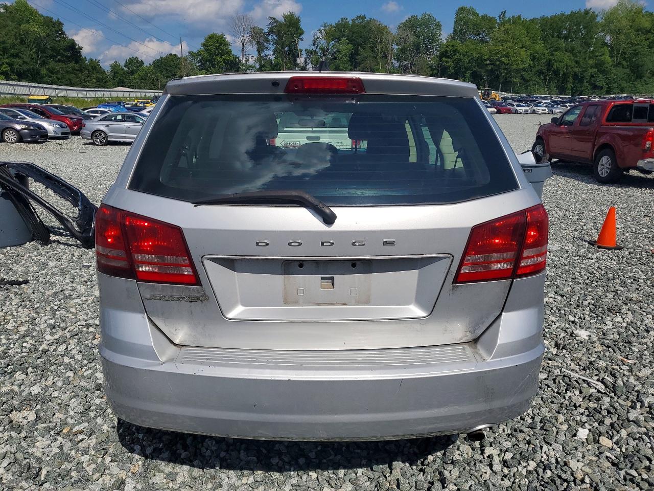 2014 Dodge Journey Se Silver vin: 3C4PDCAB4ET163913