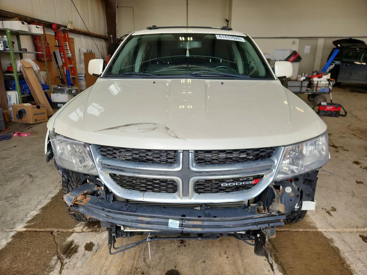 2014 Dodge Journey Se White vin: 3C4PDCAB4ET174667