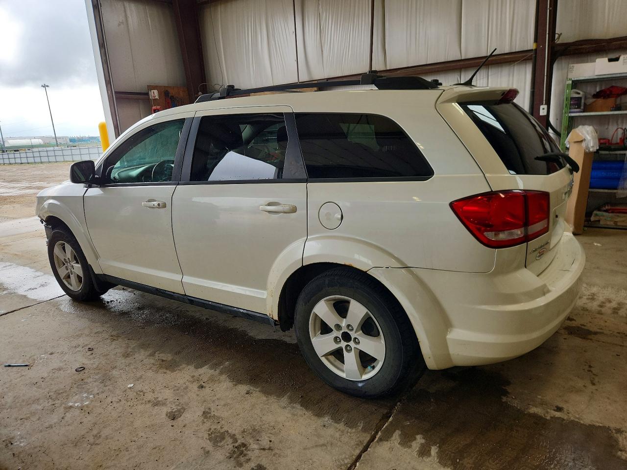 2014 Dodge Journey Se White vin: 3C4PDCAB4ET174667