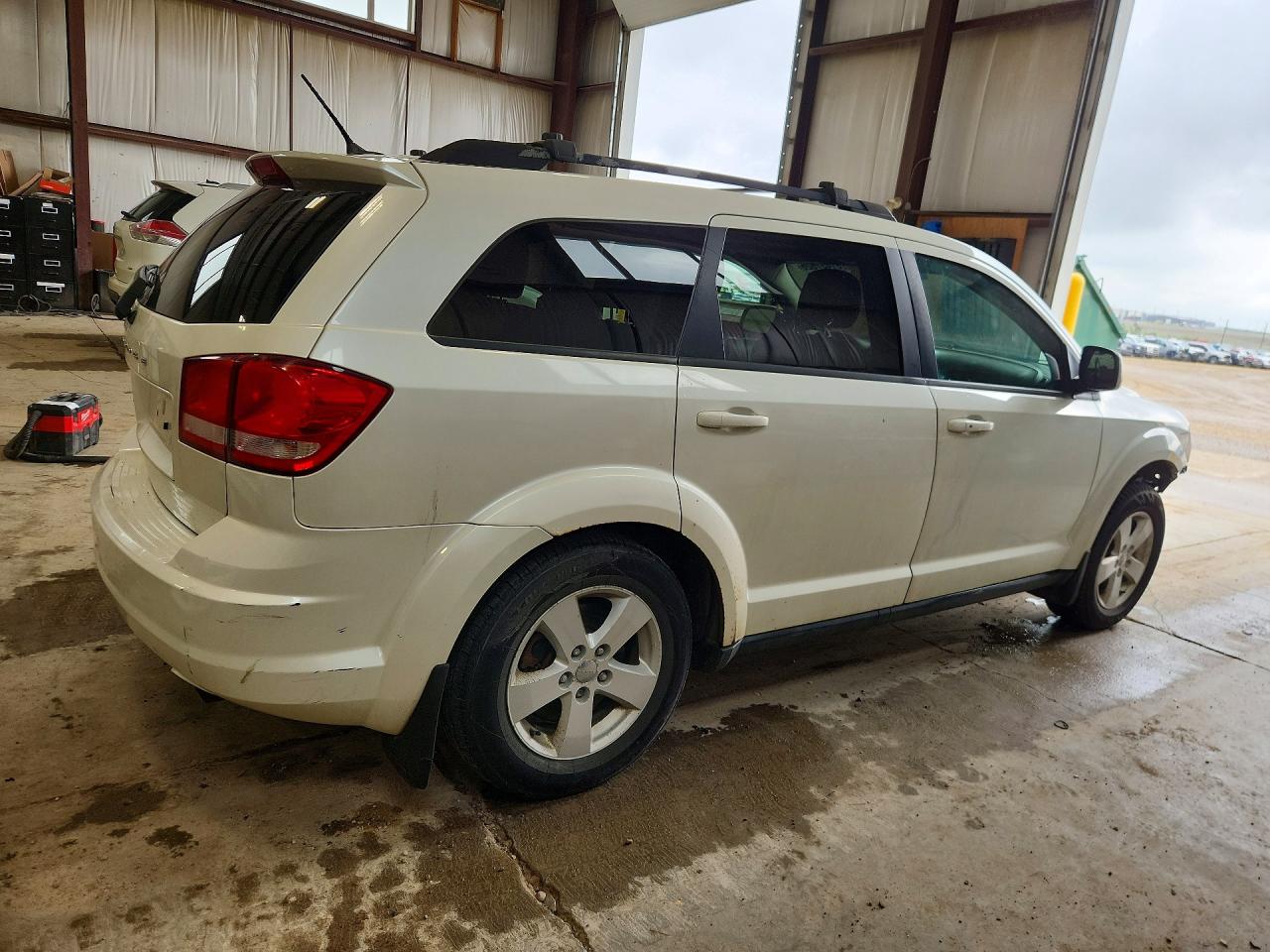 2014 Dodge Journey Se White vin: 3C4PDCAB4ET174667