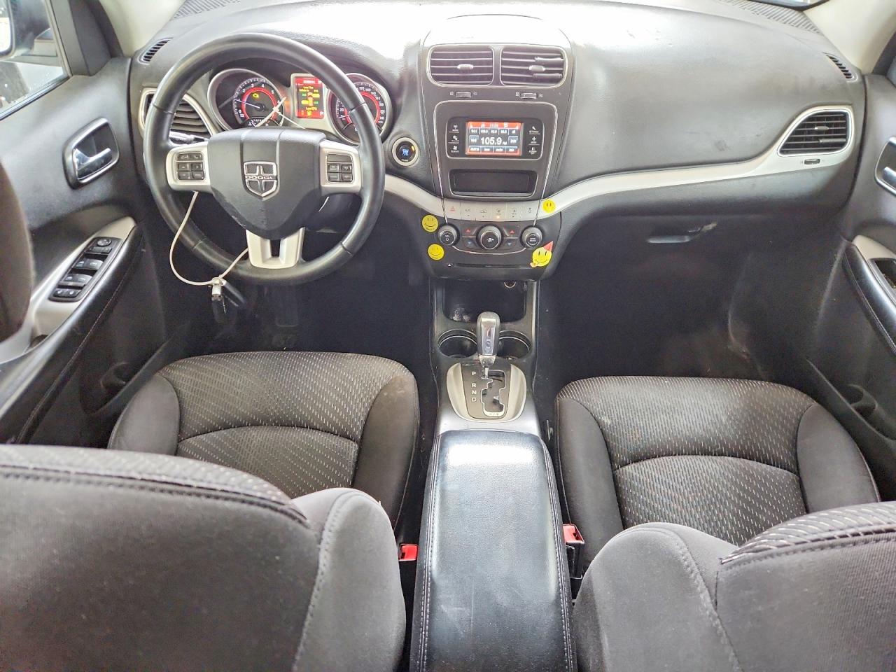2014 Dodge Journey Se White vin: 3C4PDCAB4ET174667