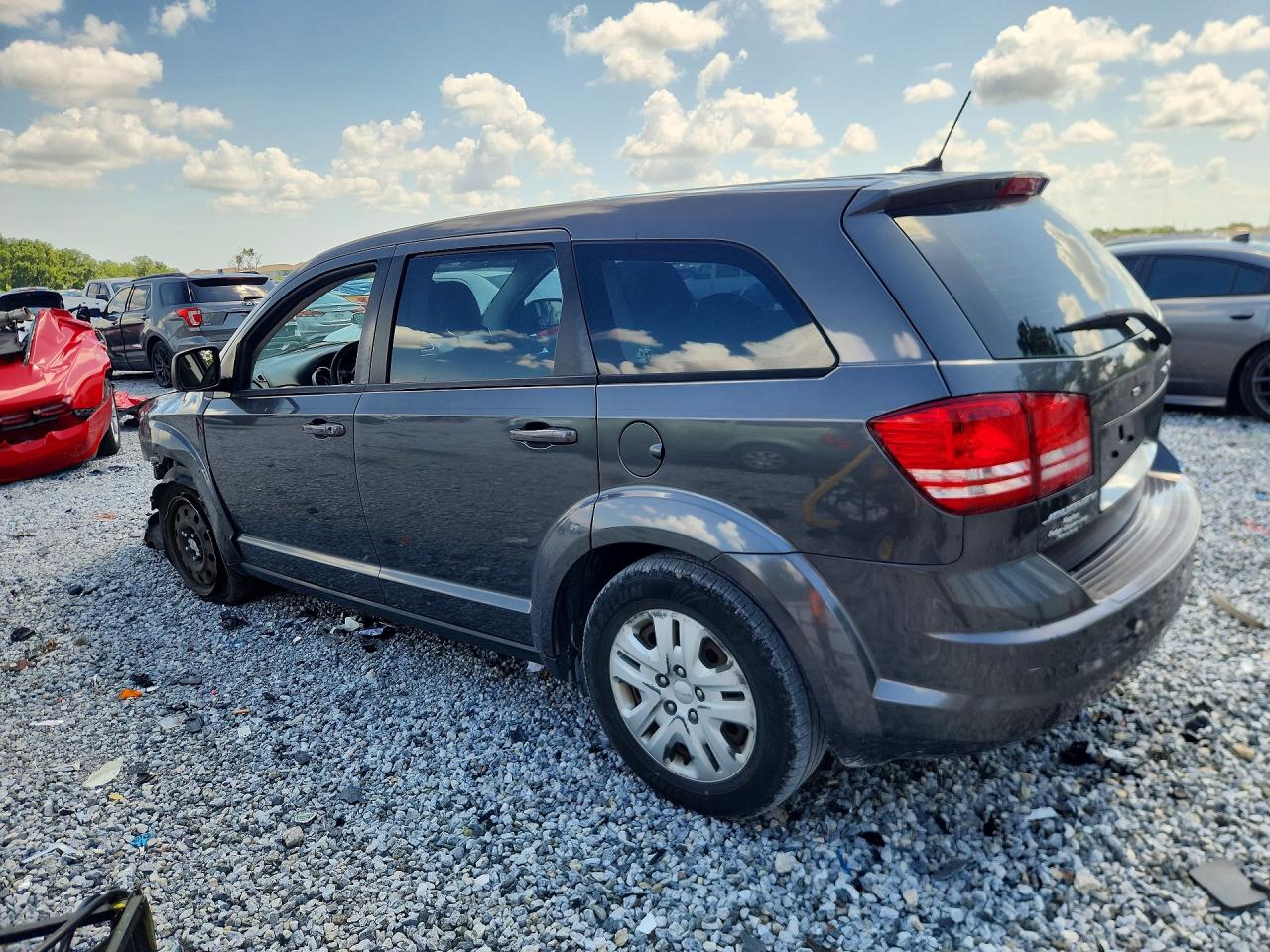 2014 Dodge Journey Gray vin: 3C4PDCAB4ET196894
