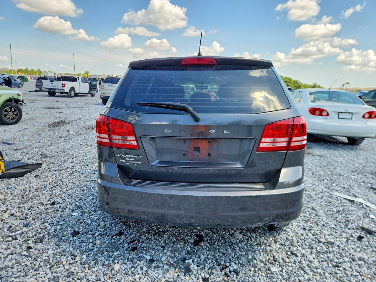 2014 Dodge Journey Gray vin: 3C4PDCAB4ET196894