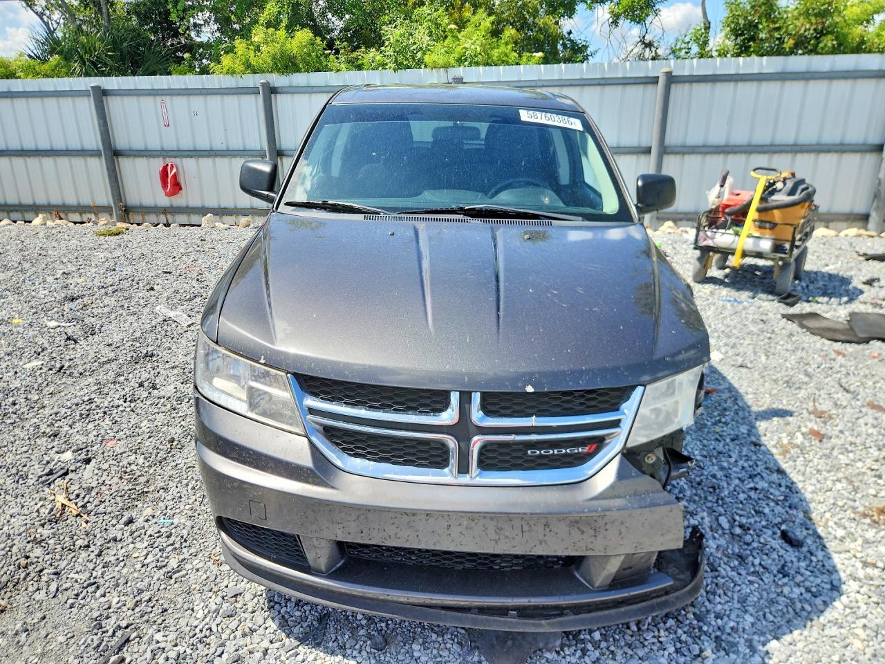 2014 Dodge Journey Gray vin: 3C4PDCAB4ET196894