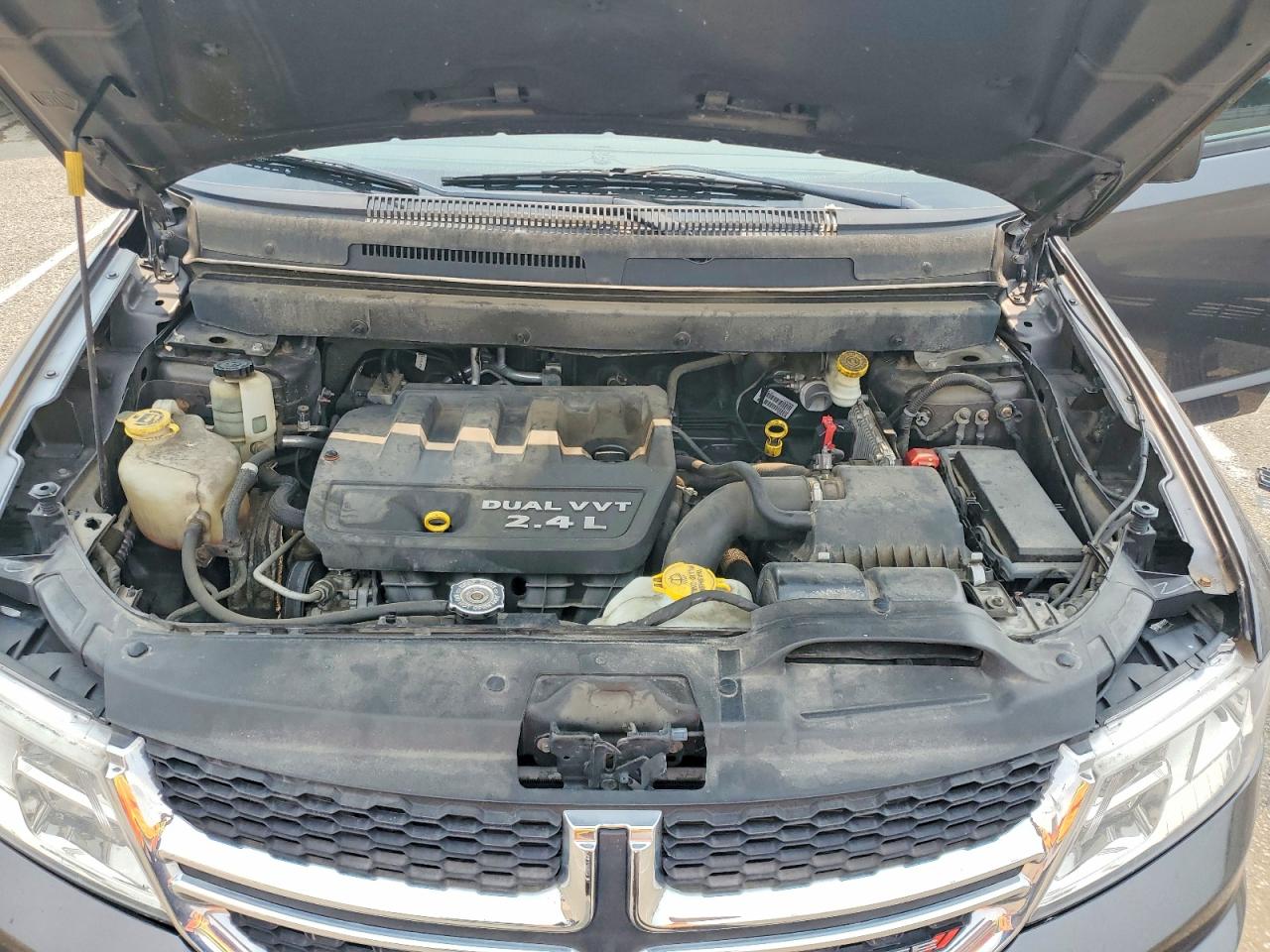 2014 Dodge Journey Se Gray vin: 3C4PDCAB4ET217128