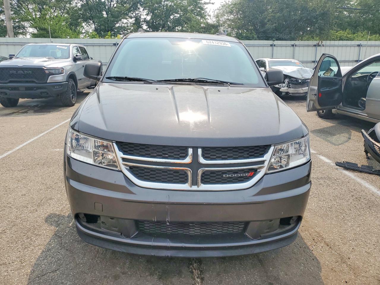 2014 Dodge Journey Se Gray vin: 3C4PDCAB4ET217128