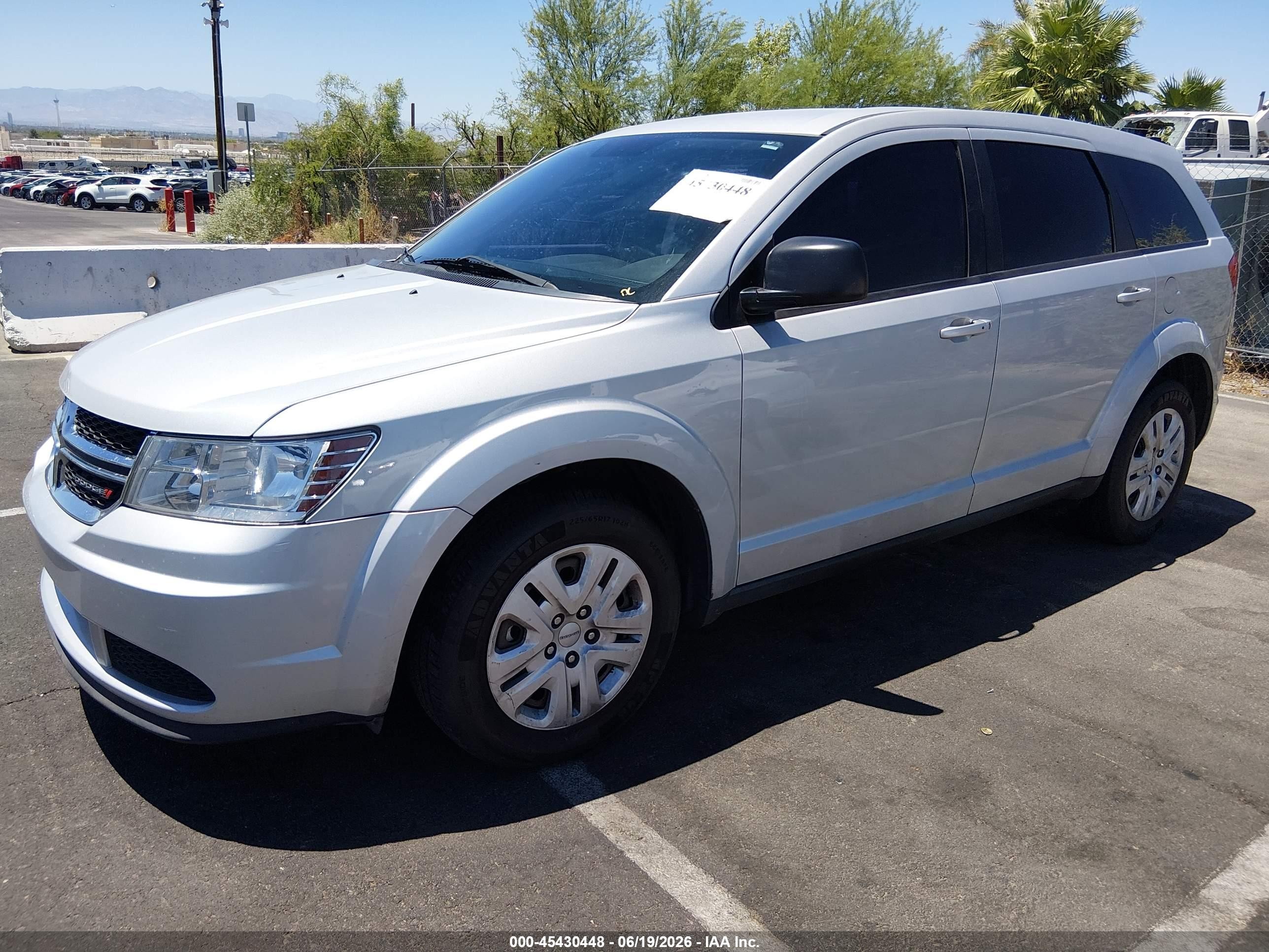 2014 Dodge Journey American Value Pkg Серебряный vin: 3C4PDCAB4ET238660