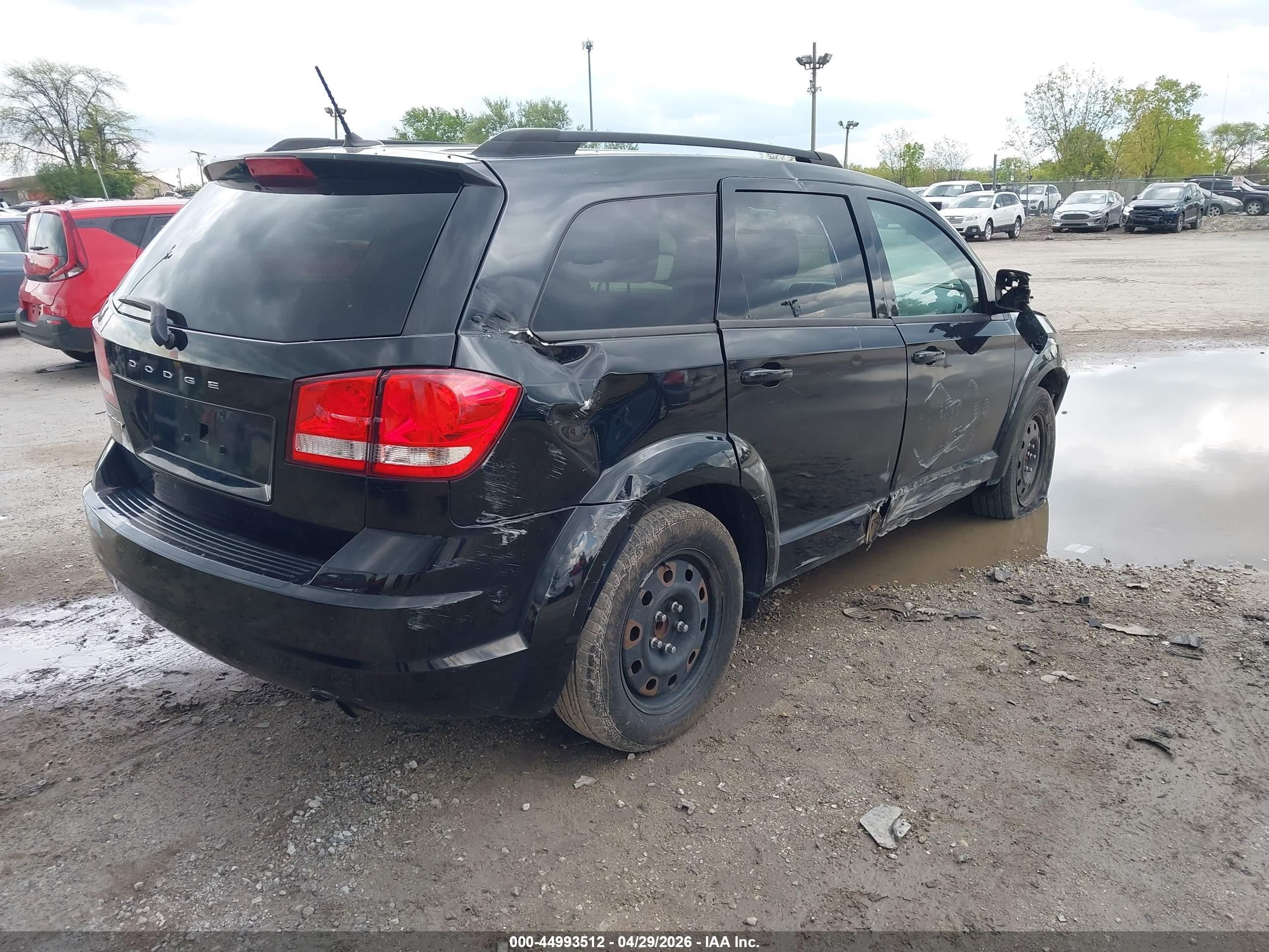 2014 Dodge Journey Se Black vin: 3C4PDCAB4ET270556