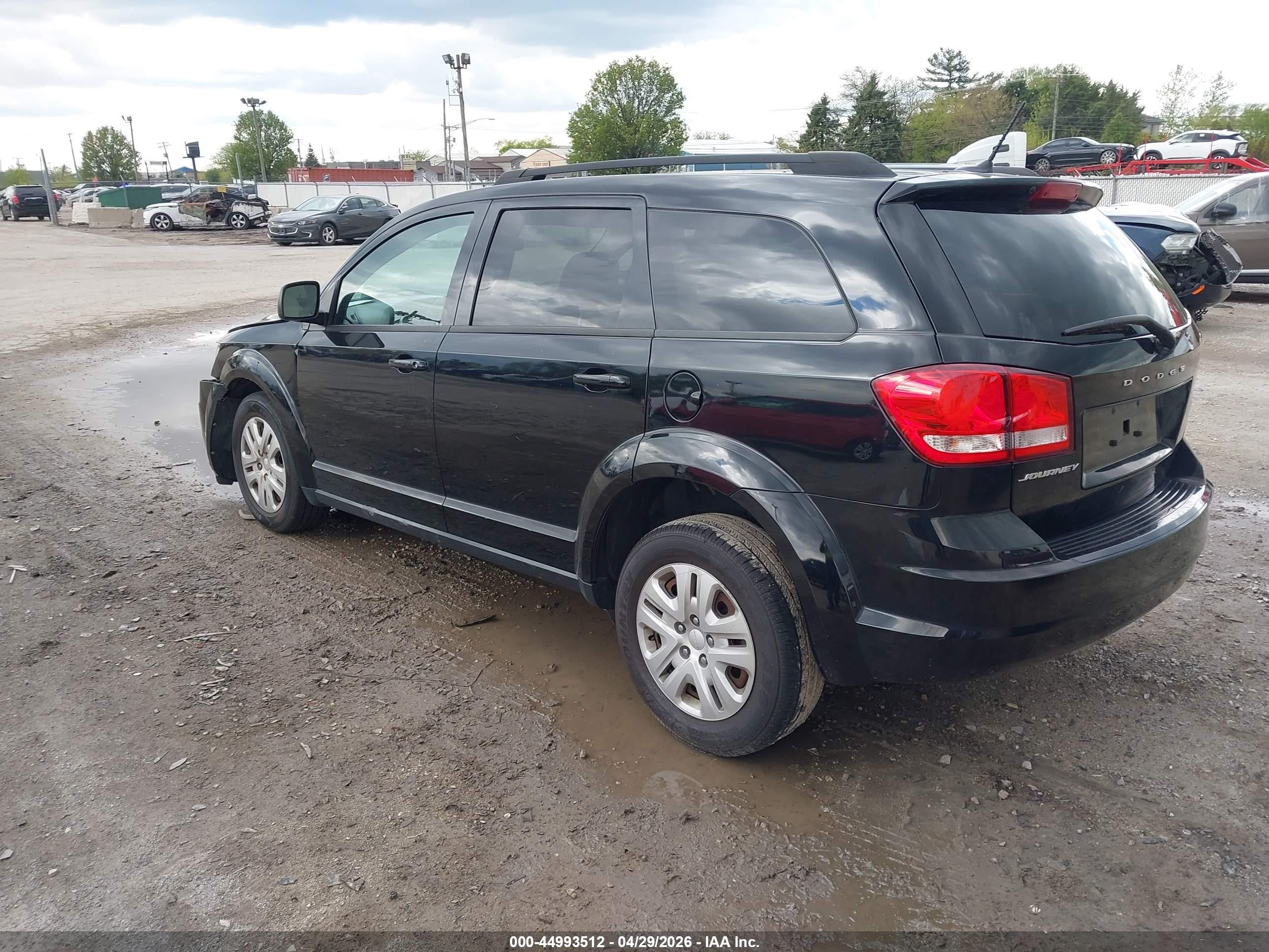 2014 Dodge Journey Se Black vin: 3C4PDCAB4ET270556