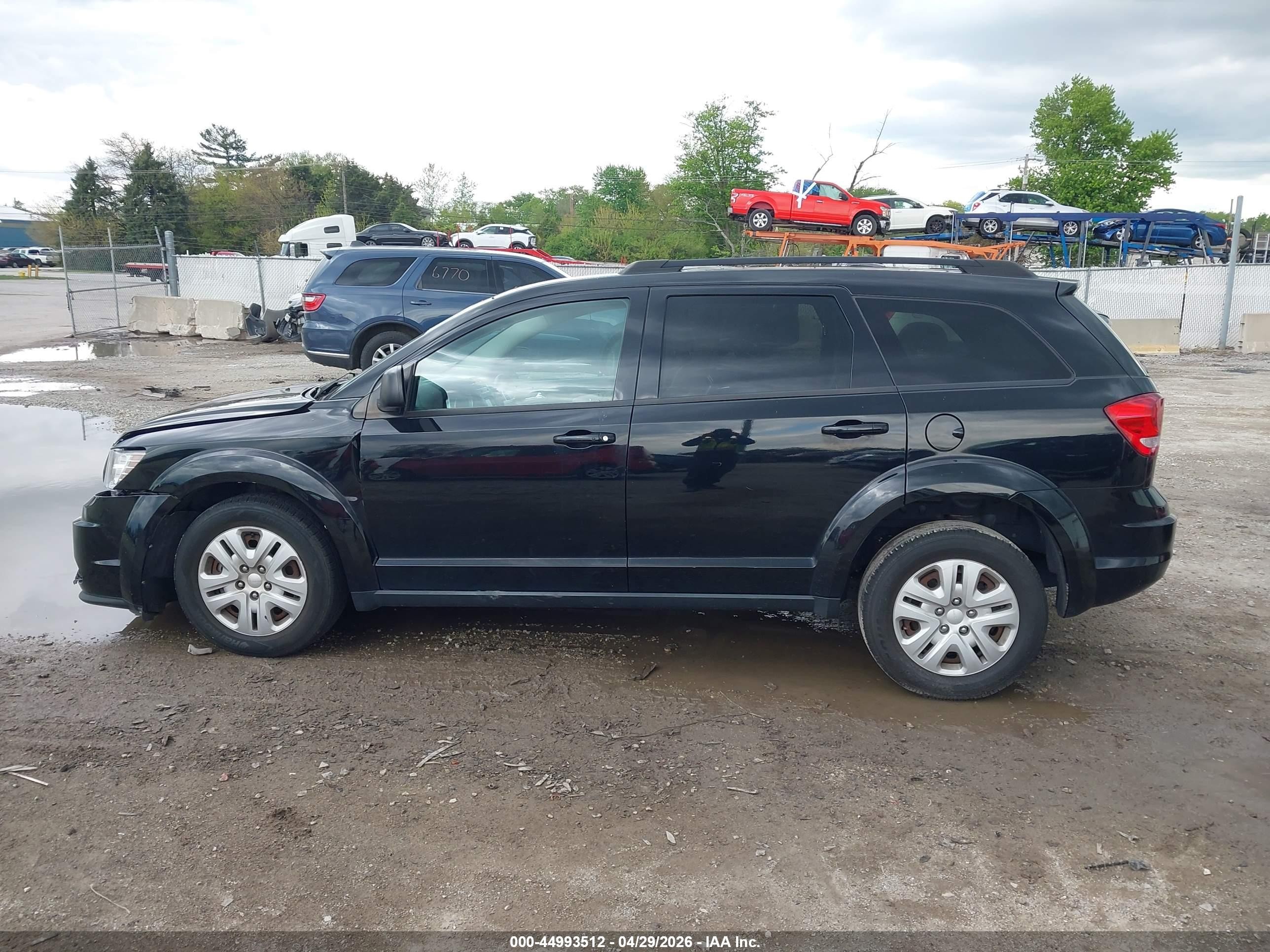 2014 Dodge Journey Se Black vin: 3C4PDCAB4ET270556