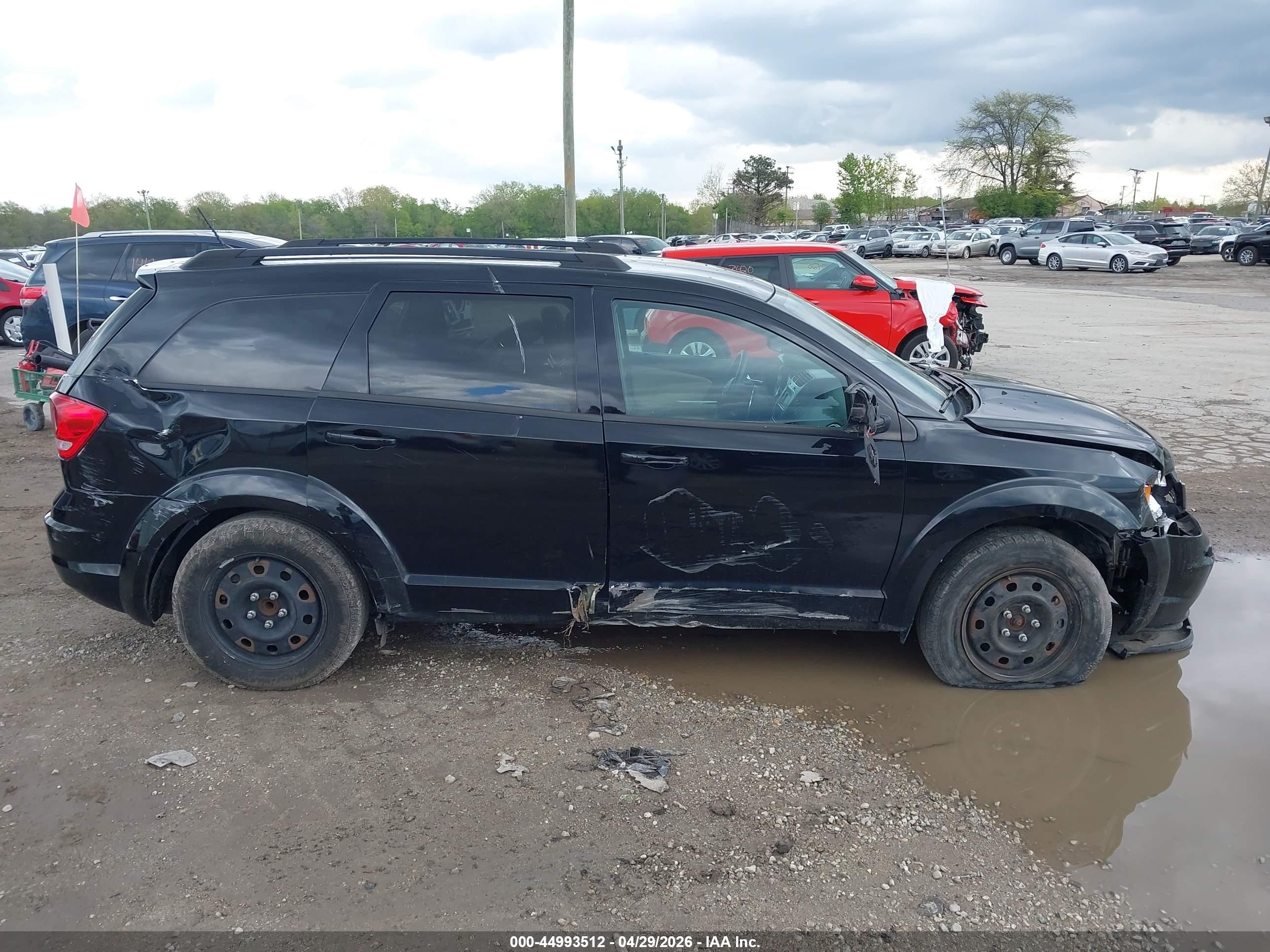 2014 Dodge Journey Se Black vin: 3C4PDCAB4ET270556