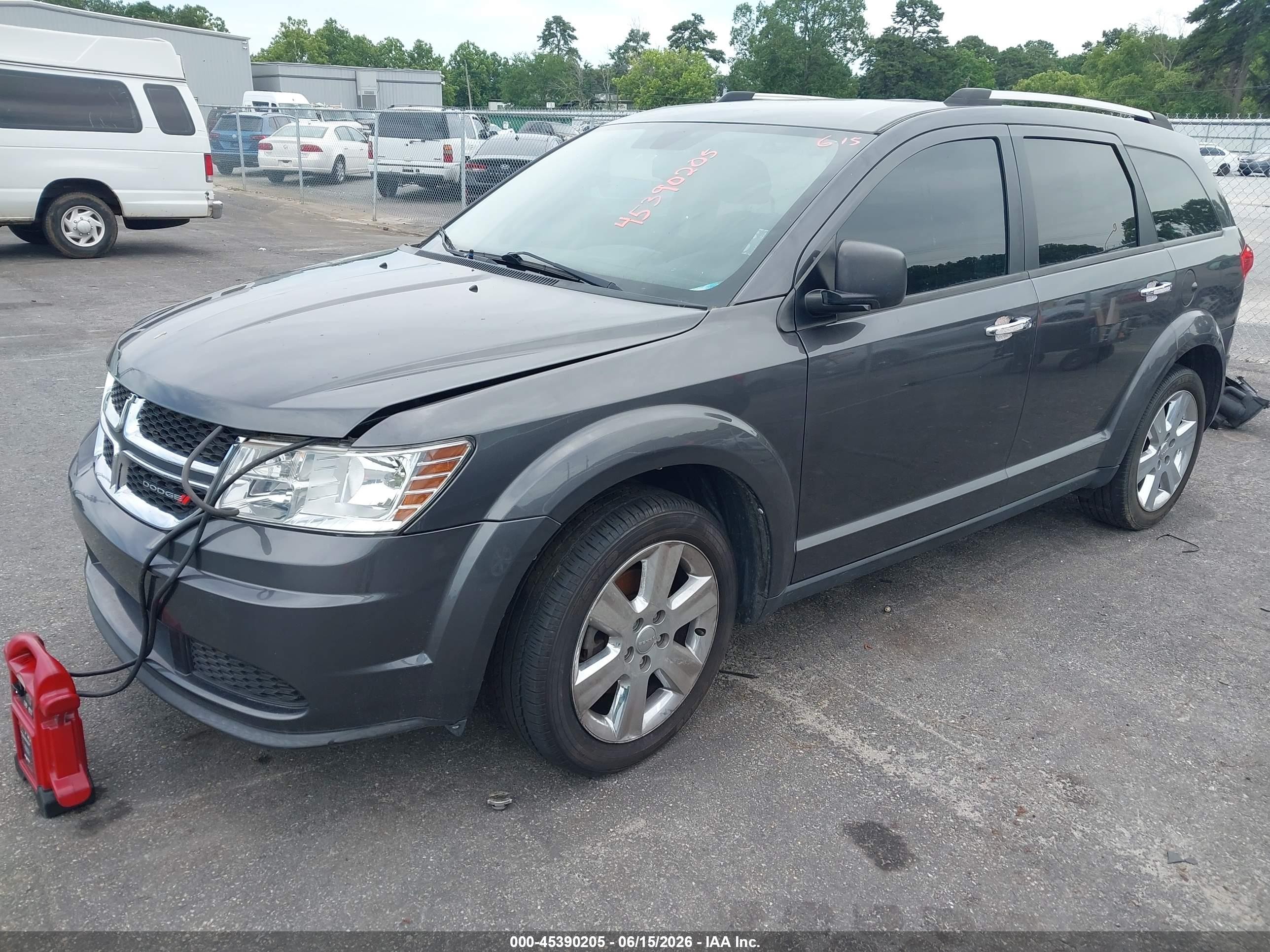 2014 Dodge Journey Se Gray vin: 3C4PDCAB4ET316984