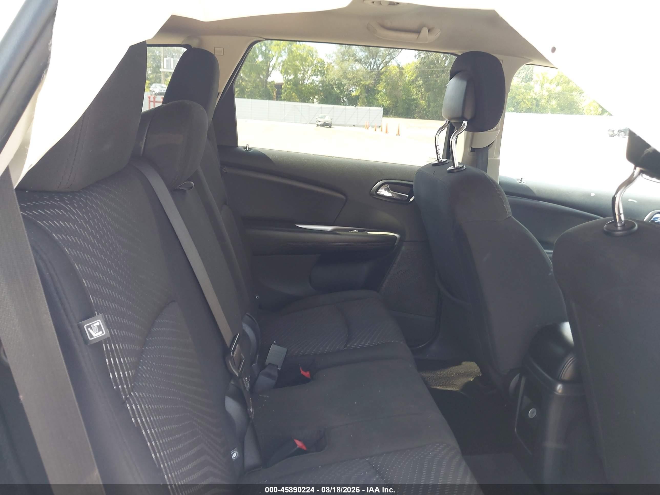 2014 Dodge Journey Se White vin: 3C4PDCAB4ET317228