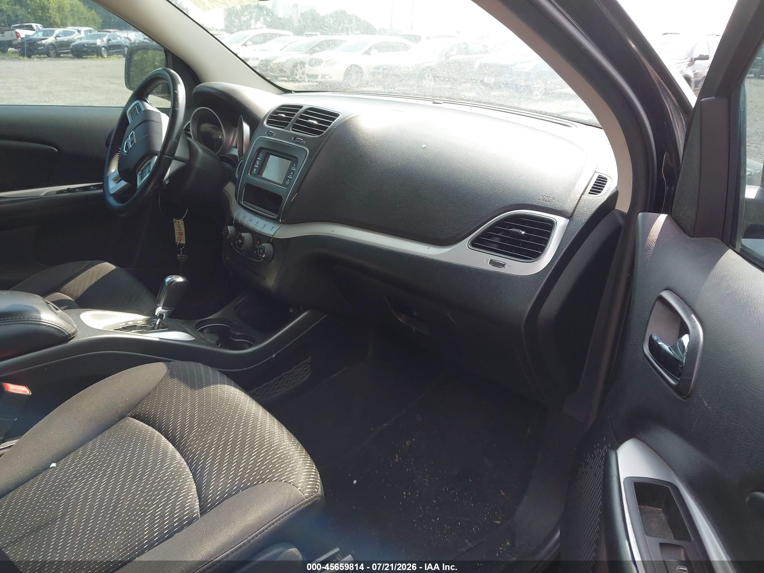 2015 Dodge Journey American Value Pkg Black vin: 3C4PDCAB4FT531105
