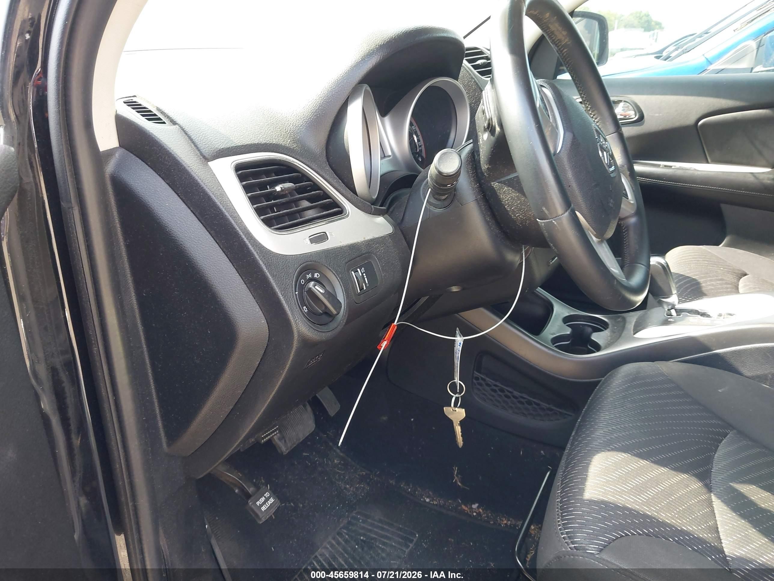 2015 Dodge Journey American Value Pkg Black vin: 3C4PDCAB4FT531105