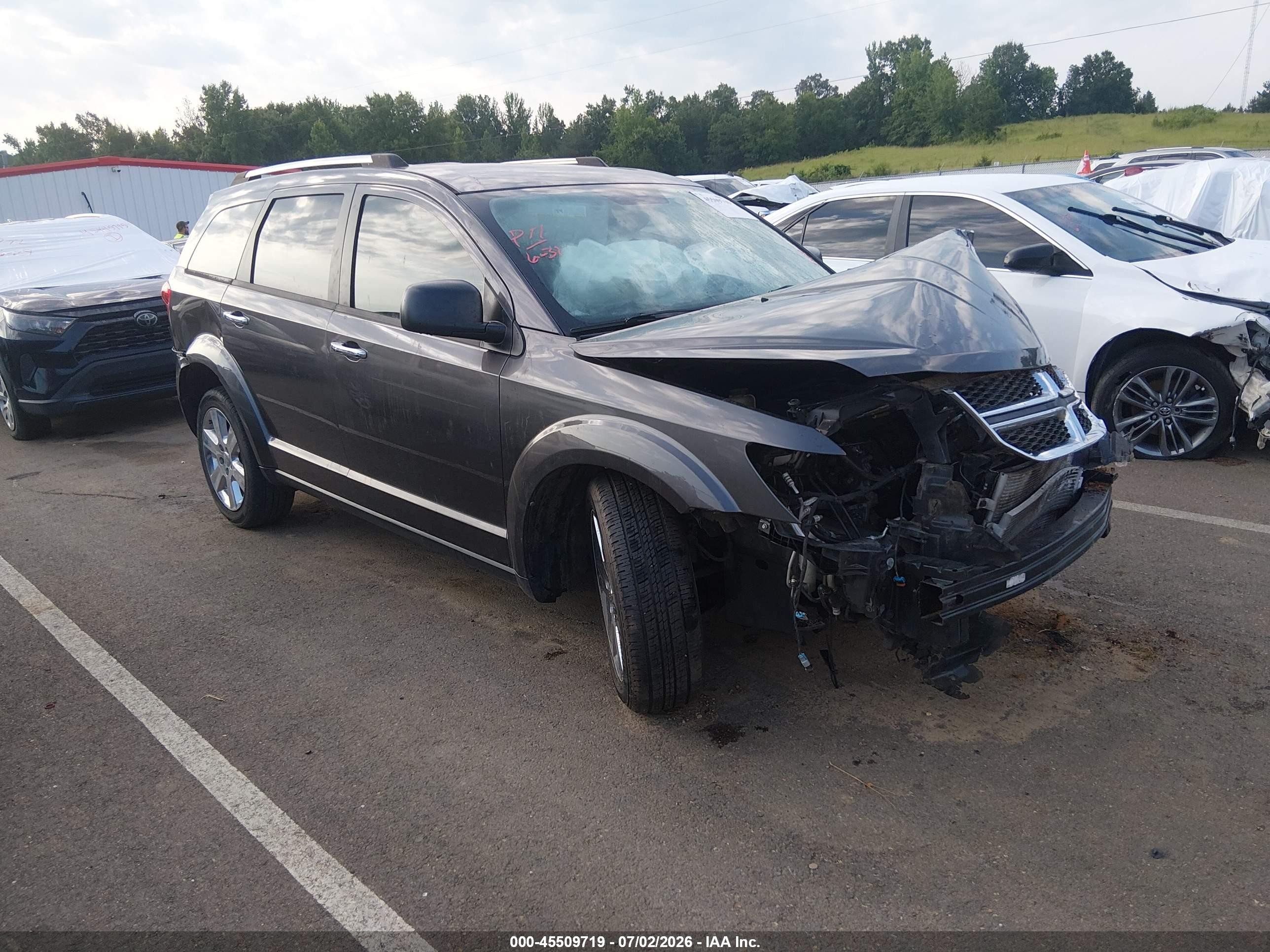 2015 Dodge Journey Se Gray vin: 3C4PDCAB4FT588579