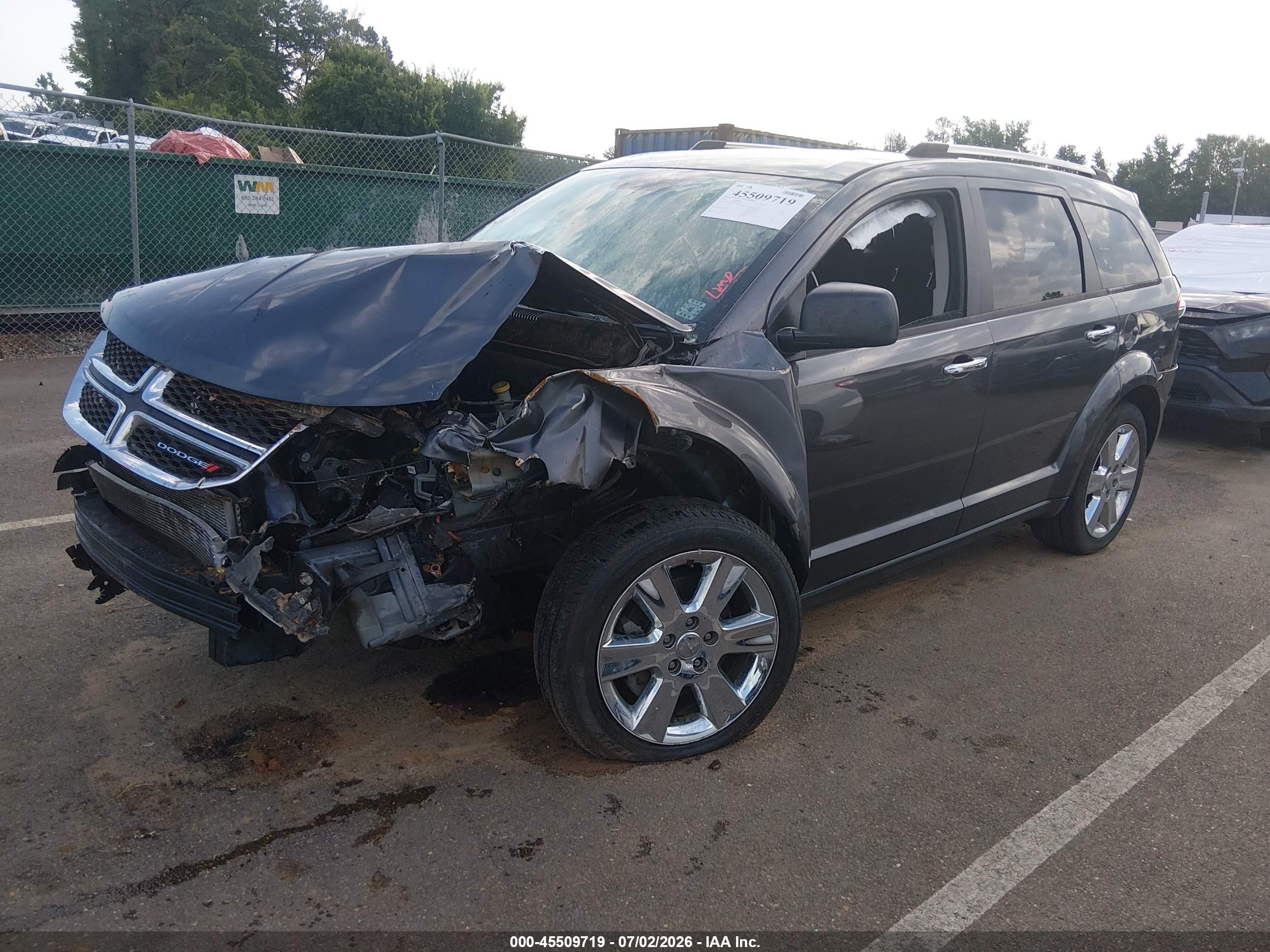 2015 Dodge Journey Se Gray vin: 3C4PDCAB4FT588579