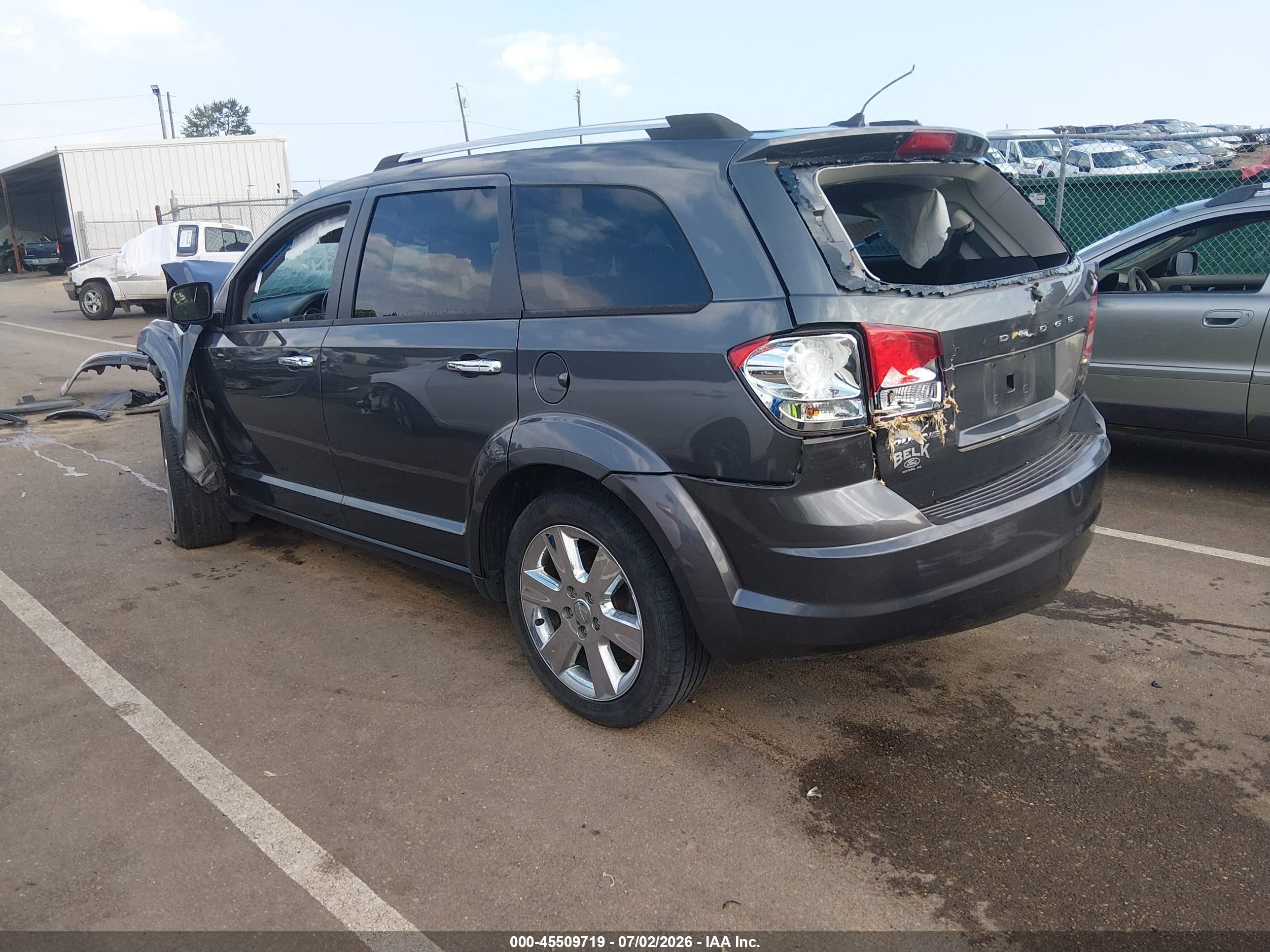 2015 Dodge Journey Se Gray vin: 3C4PDCAB4FT588579