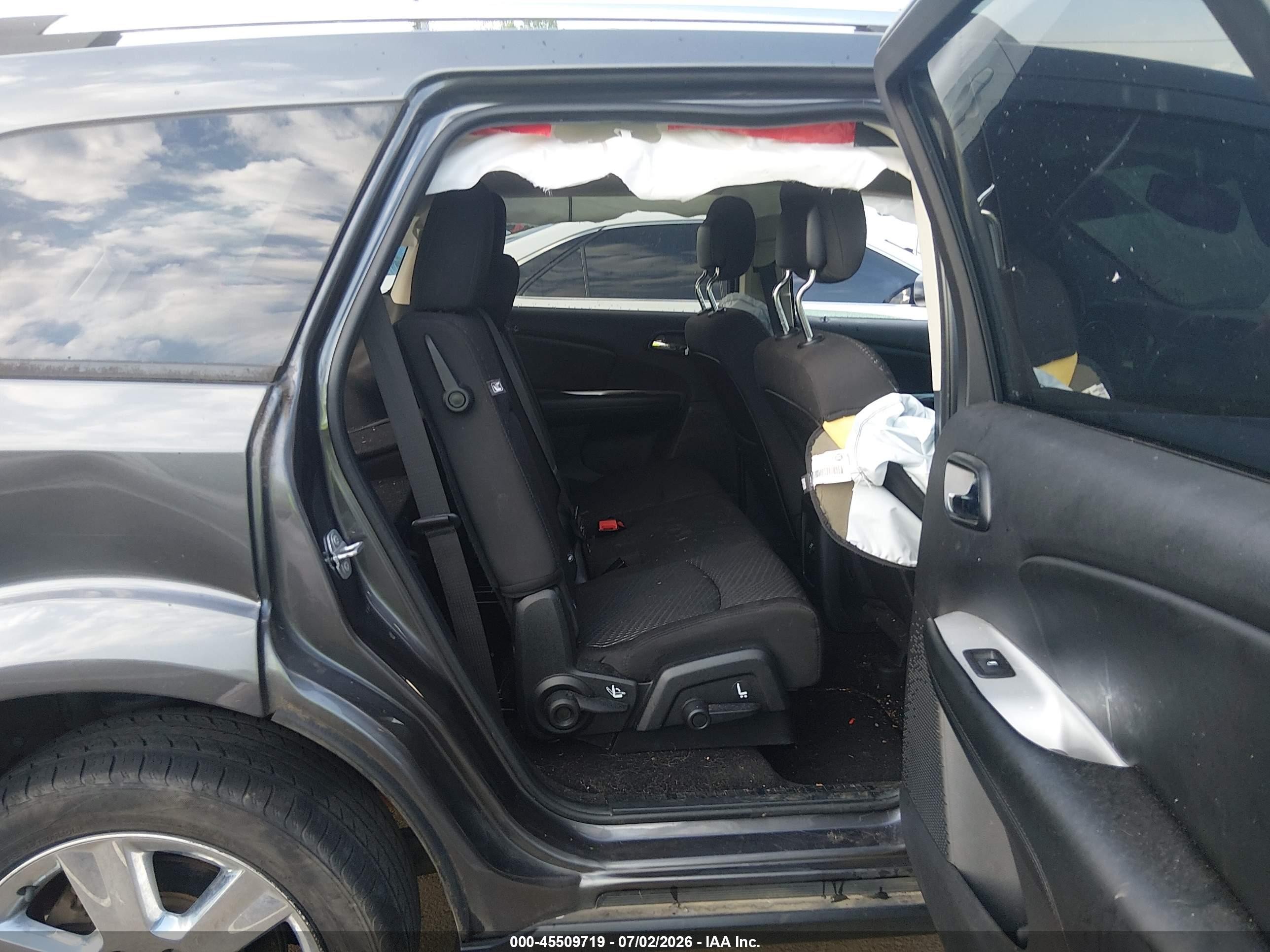 2015 Dodge Journey Se Gray vin: 3C4PDCAB4FT588579