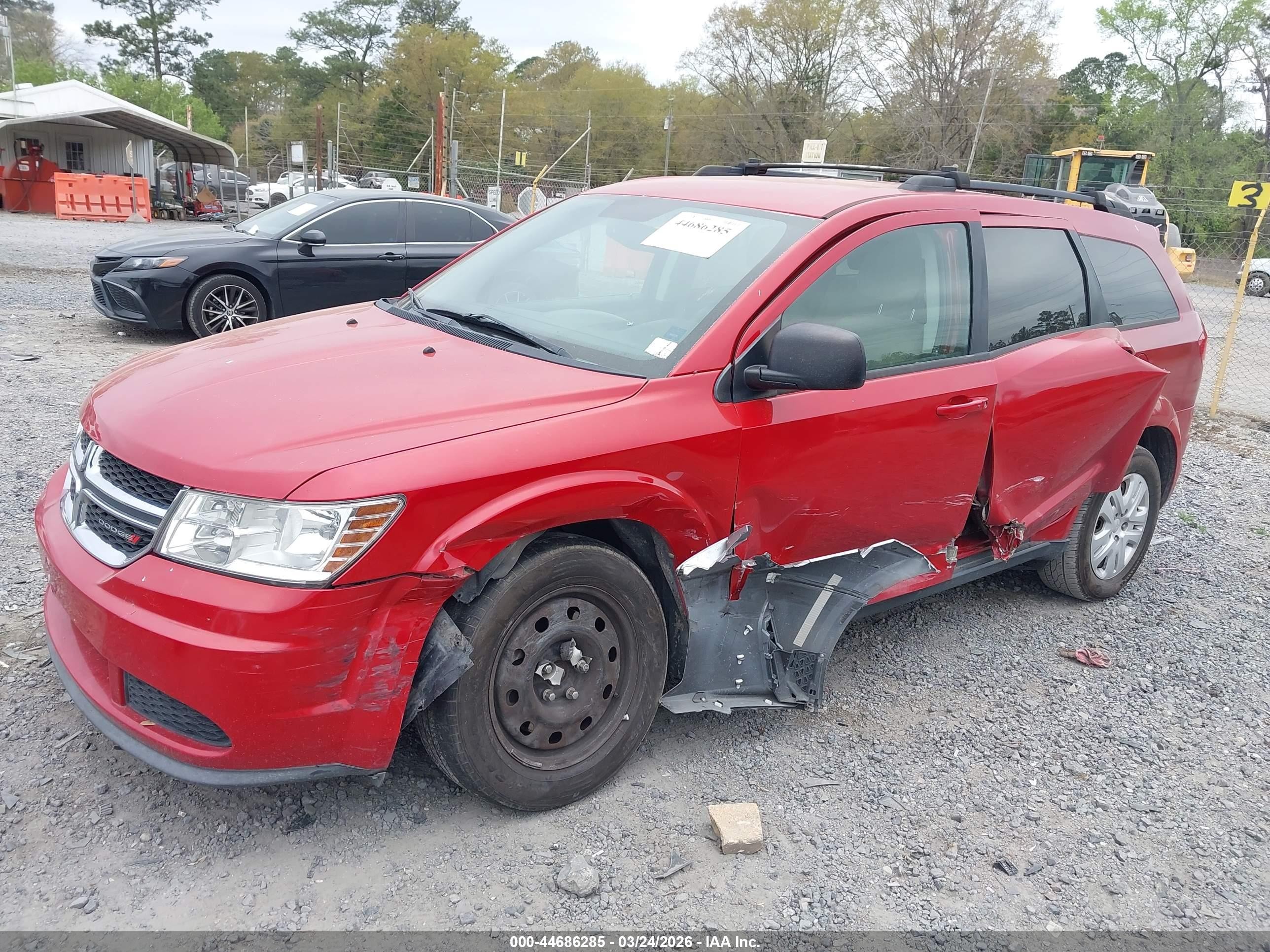 2015 Dodge Journey Se Red vin: 3C4PDCAB4FT620043