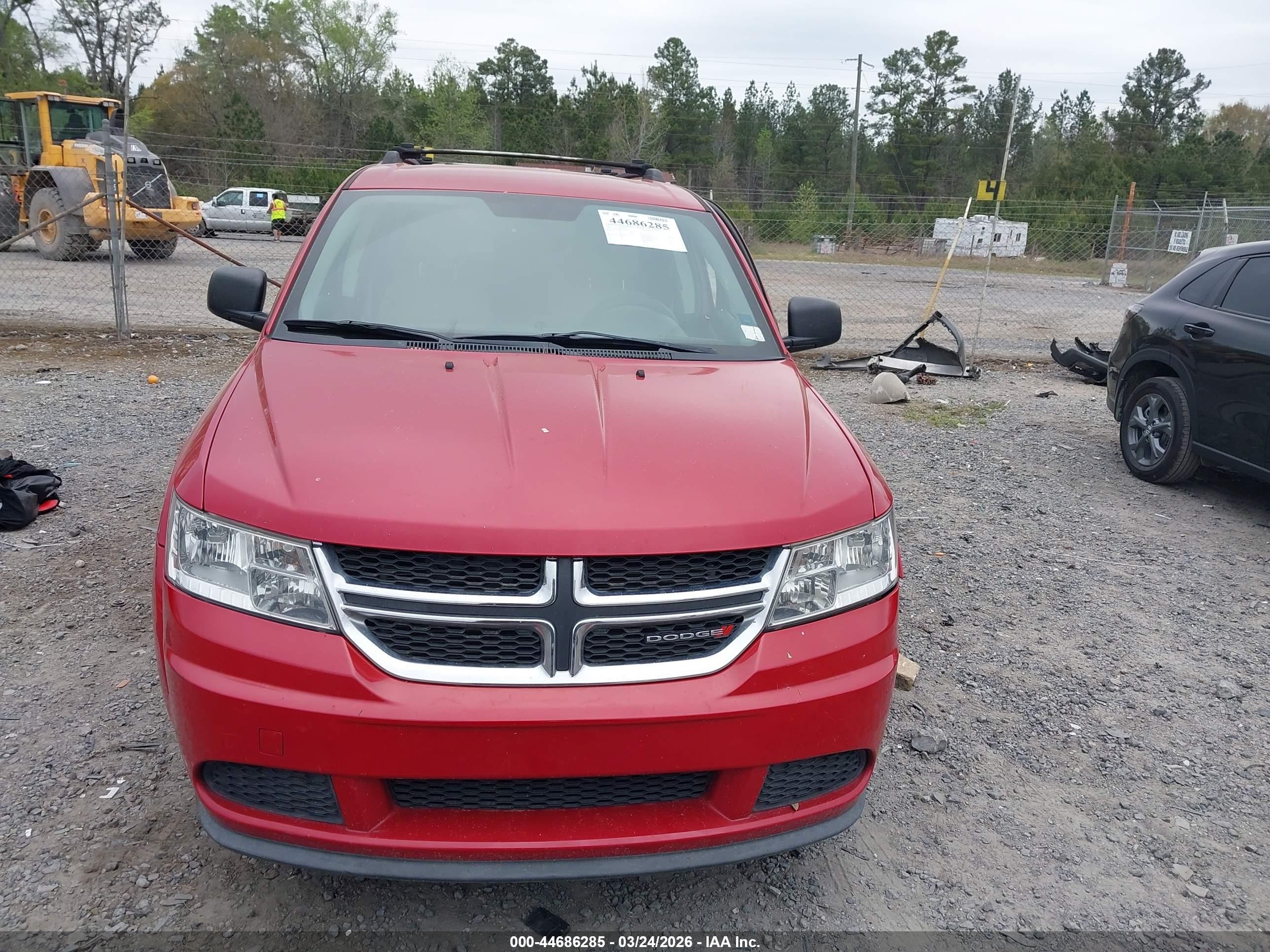 2015 Dodge Journey Se Red vin: 3C4PDCAB4FT620043